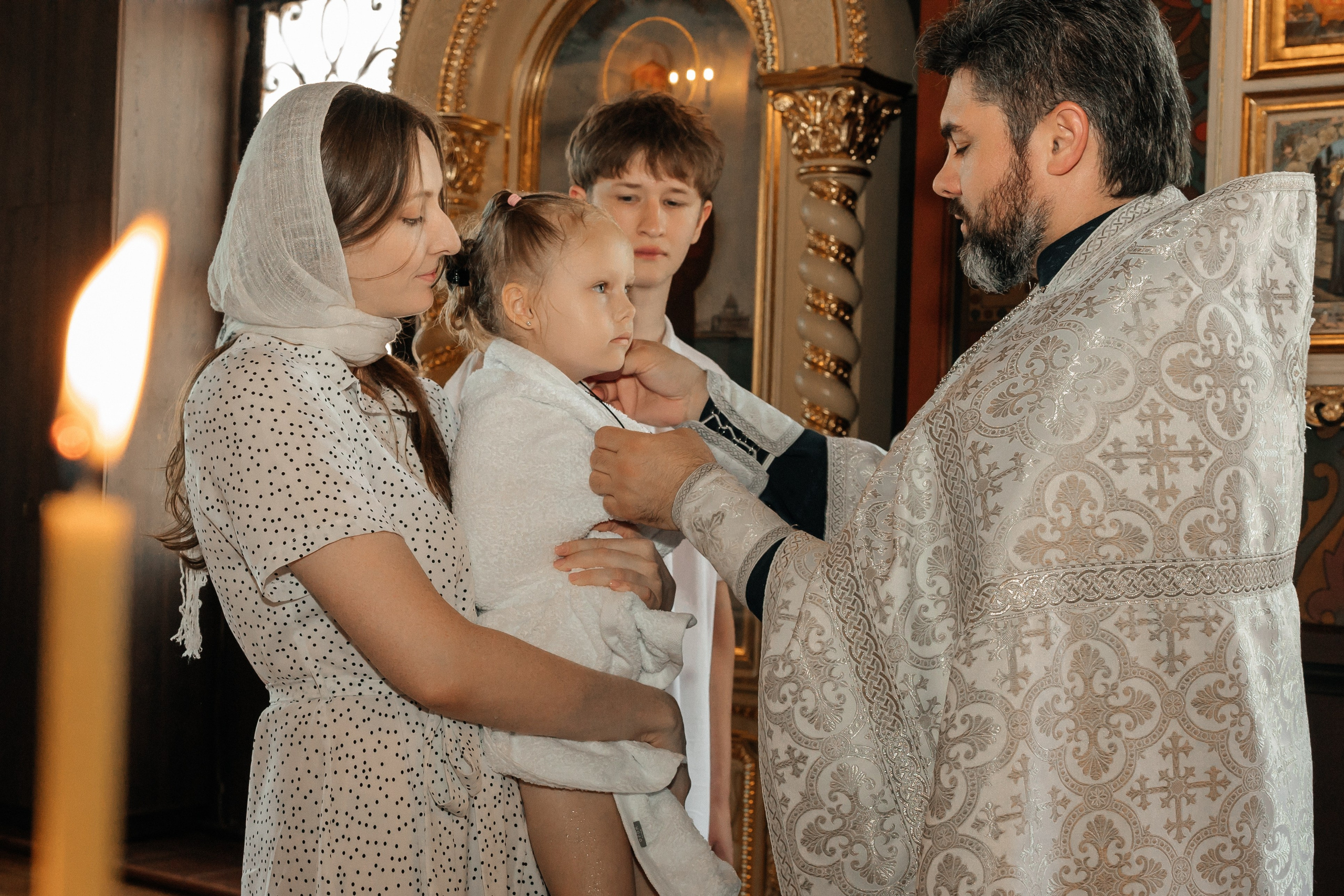 Крещение София и Сережа. Фотограф Краснодар