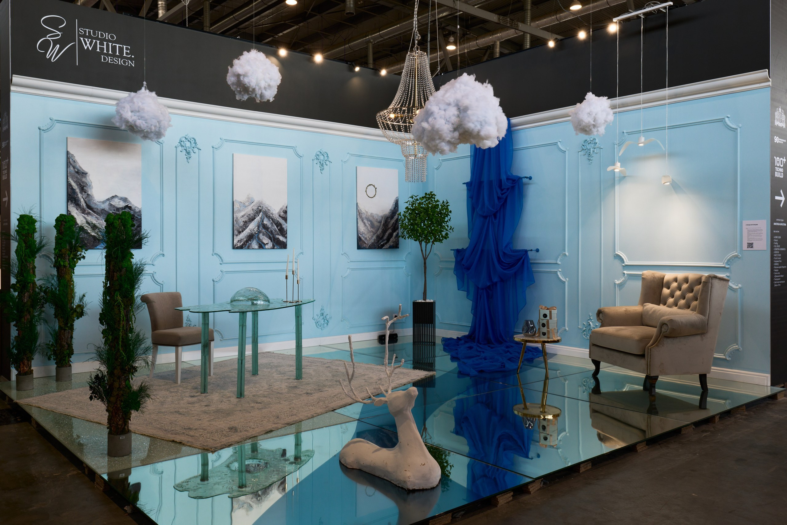 Фотосъемка стендов дизайнеров интерьера на выставке форум 100+ 2024 год. Интерьерный фотограф. Фотограф архитектуры