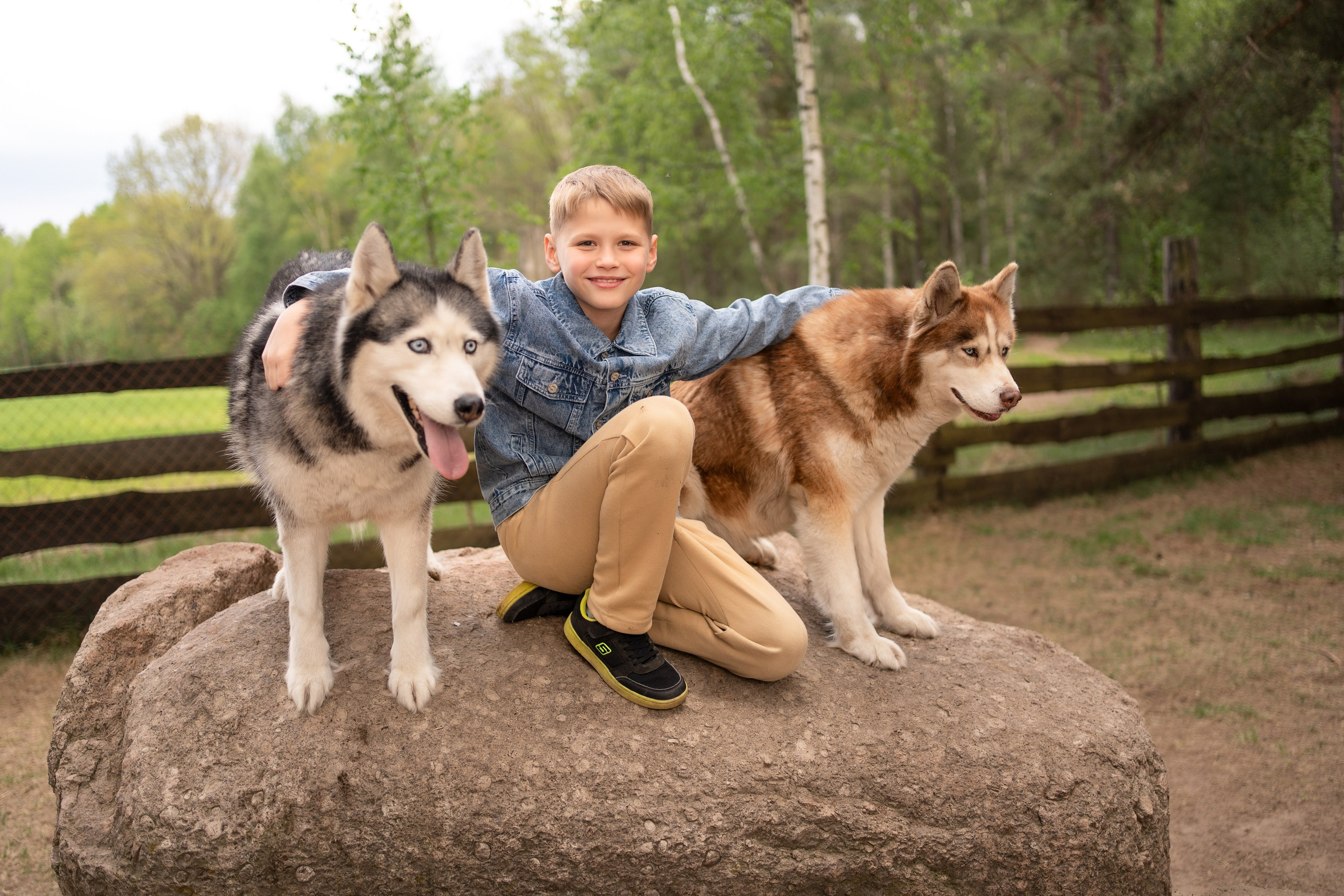 Хаски парк. Семейный и свадебный фотограф Минск, Беларусь Анна Орловская
