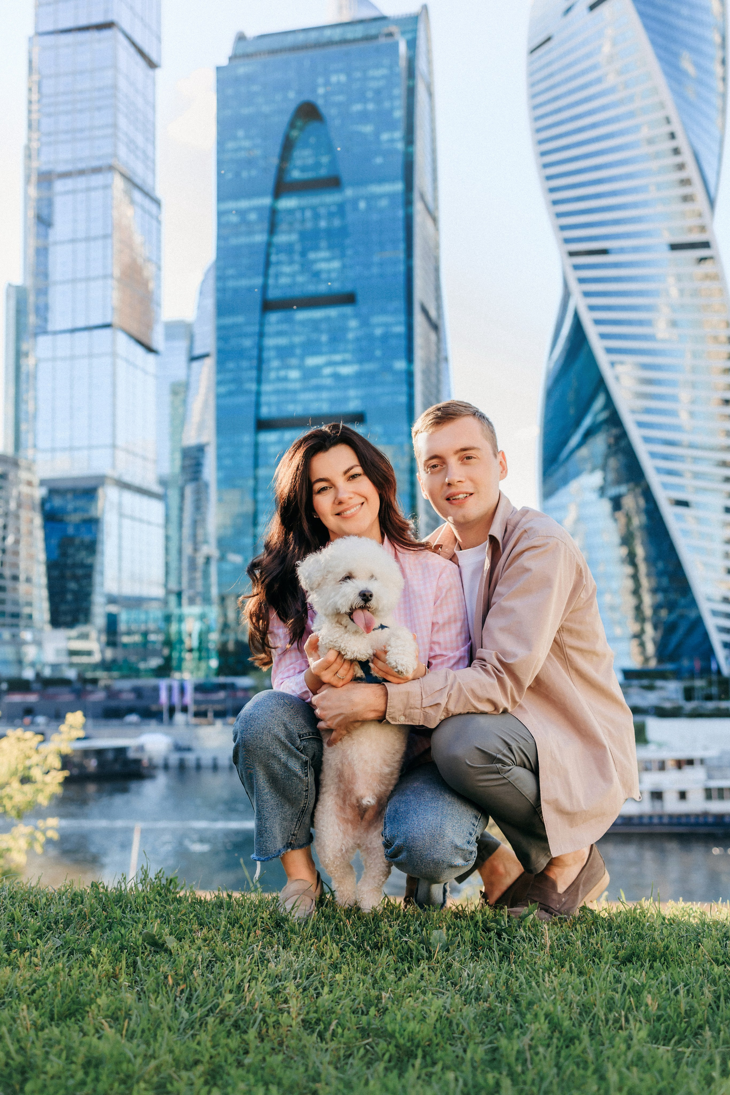 Марина, Данил и Бруно. Фотограф-анималист Елена Радченко, Москва