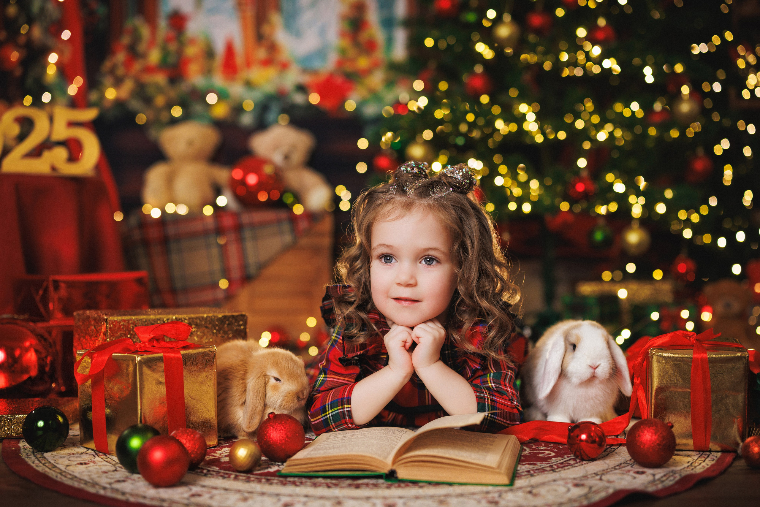 Фотостудия «Антураж», Новогодняя комната. Семейный и детский фотограф в Краснодаре Анна Трашкова