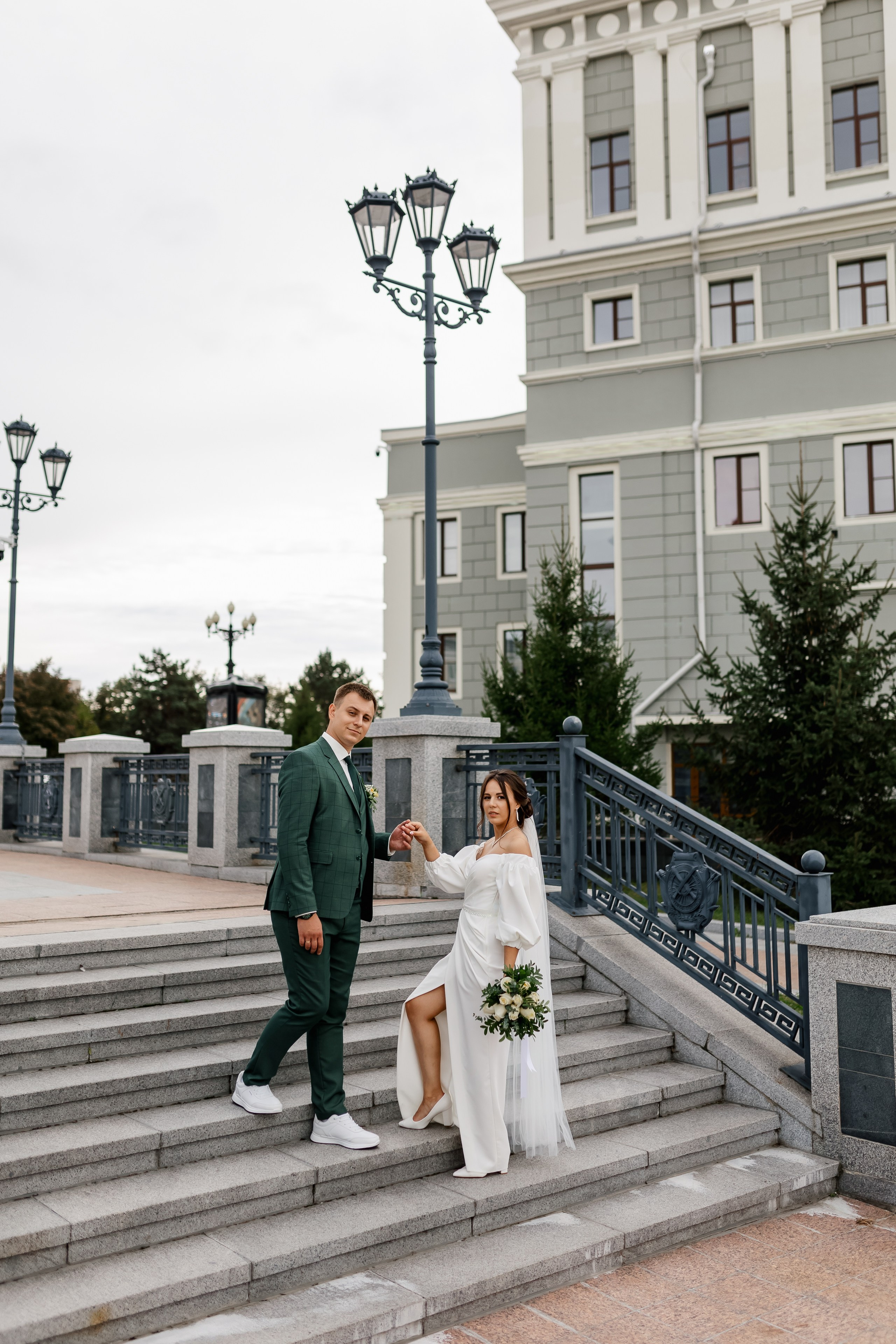 Олег и Юлия. Свадебная прогулка. Свадебный фотограф в Хабаровске