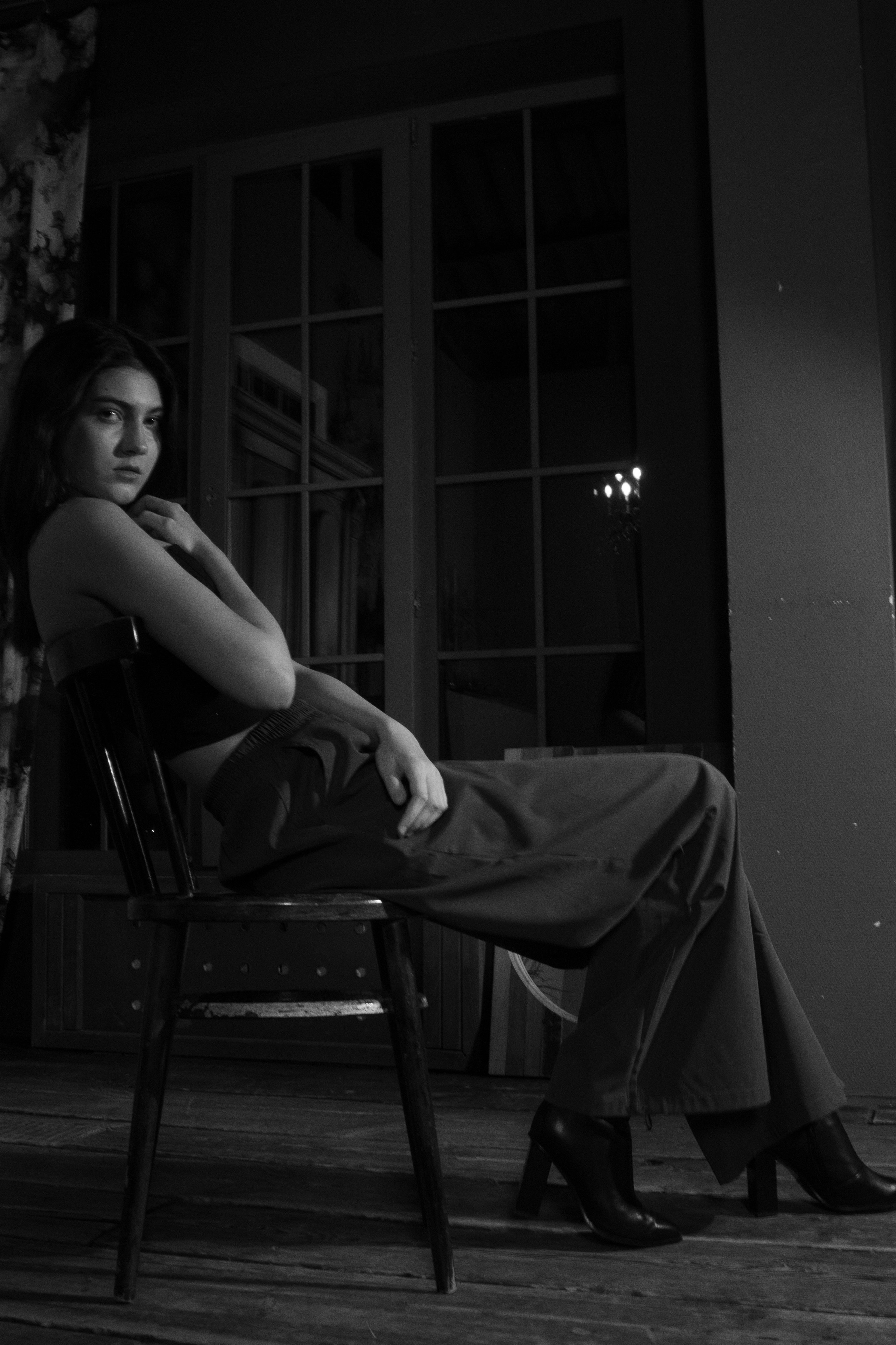 Алина в студии «Камера обскура». Фотограф Екатерина Козловская