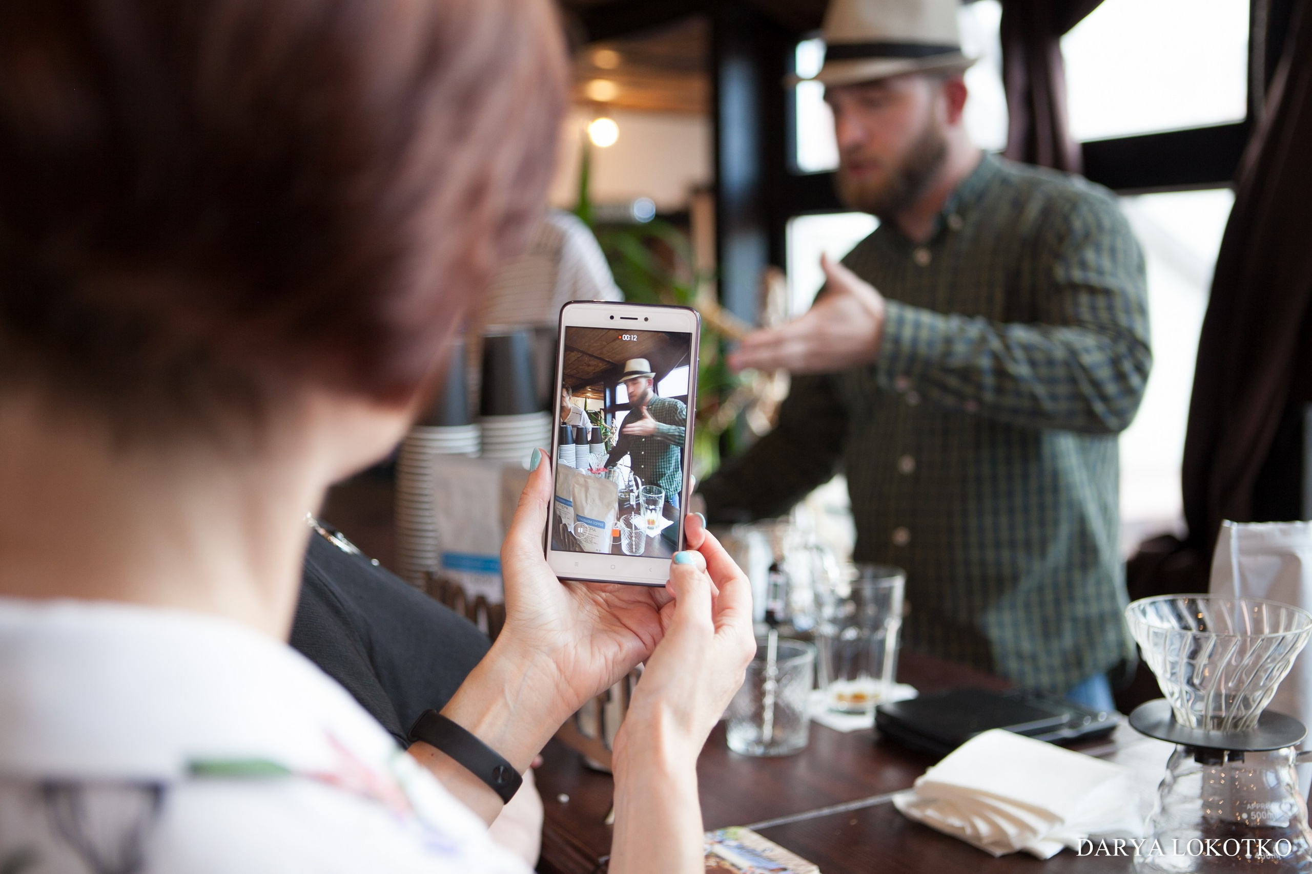 Лекция от Woodcoffee + дегустация кофе. Фотограф Дарья Локотко в Красноярске