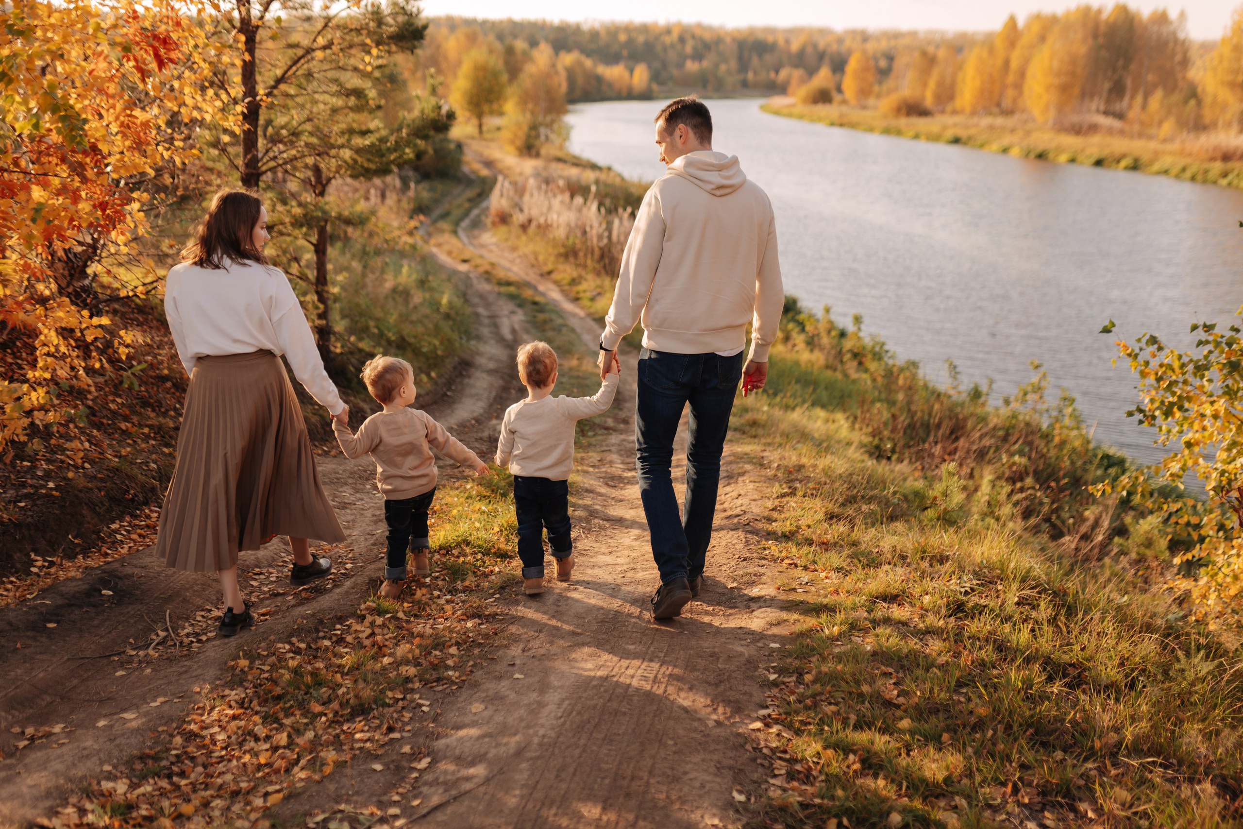 Осень с семьей Вадима и Данила. Семейный фотограф Альбина Крутелева, Екатеринбург, Ревда
