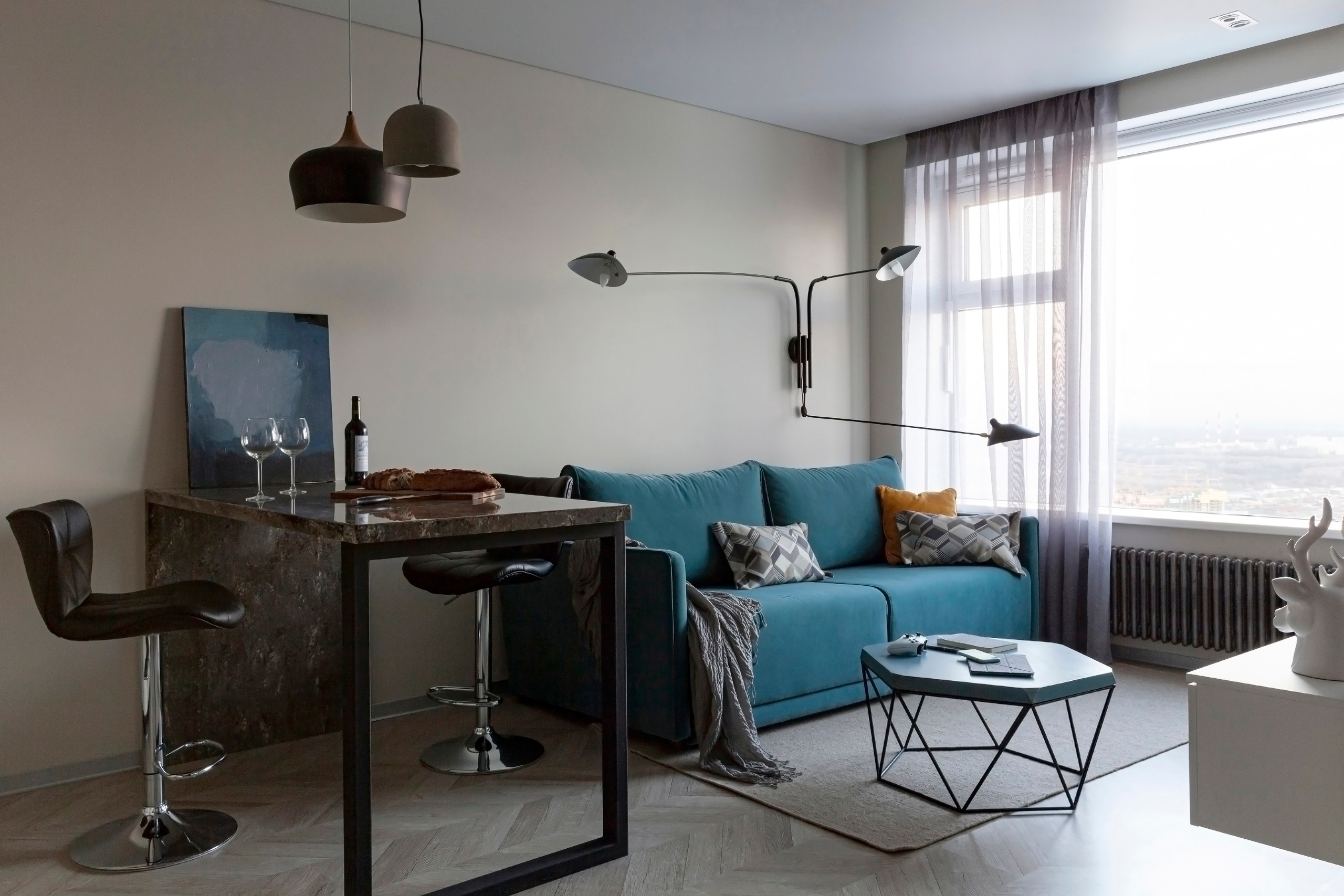 Квартира для студента. г. Уфа. Наталья Мавренкова интерьерный фотограф, декоратор в Санкт-Петербурге