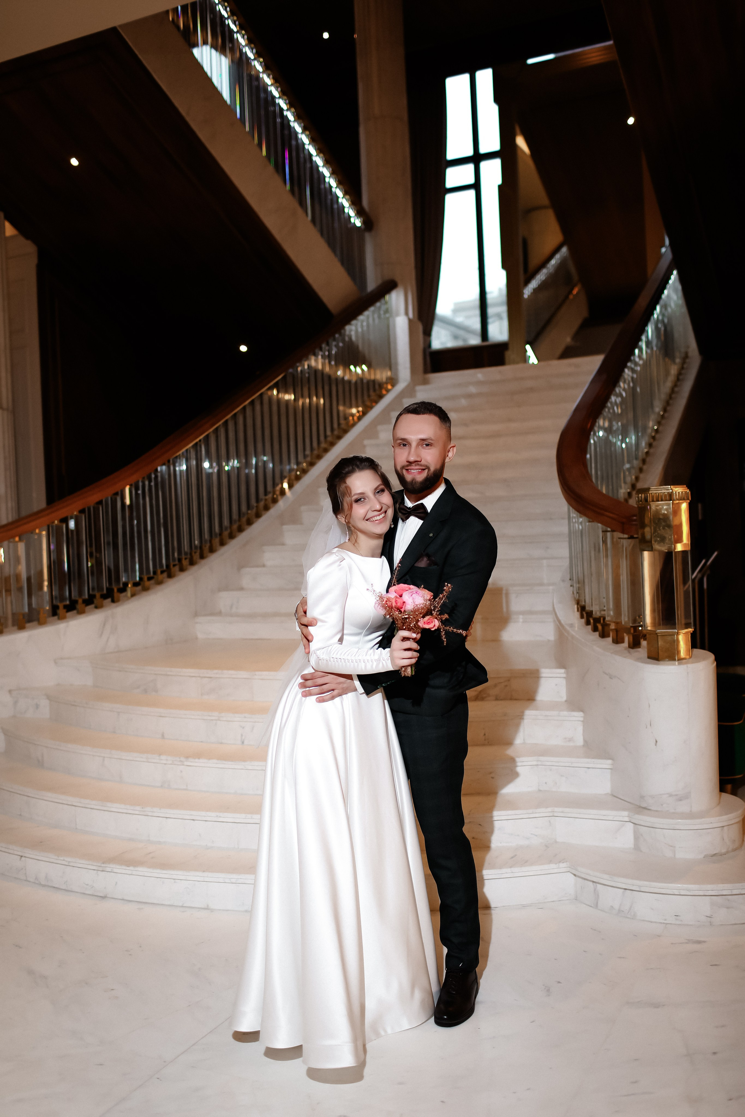Marriott Imperial Plaza & Грибоедовский ЗАГС. Свадебный фотограф в Москве Людмила Яковлева