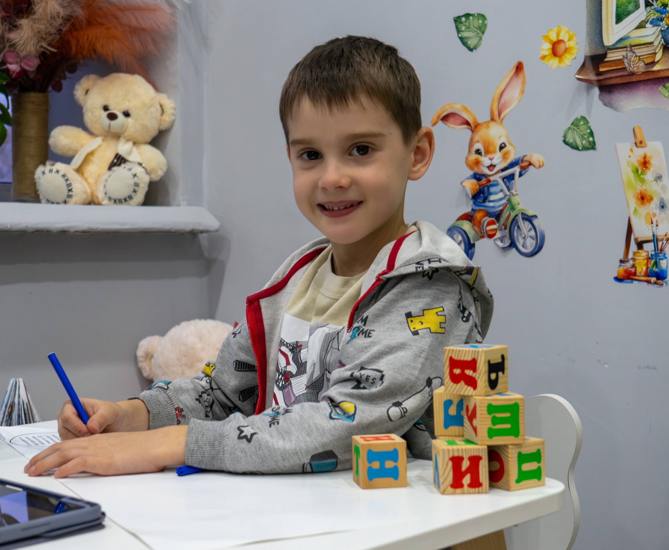 Детская фотоссесия в логопедическом кабинете. Фотограф из Чистополя