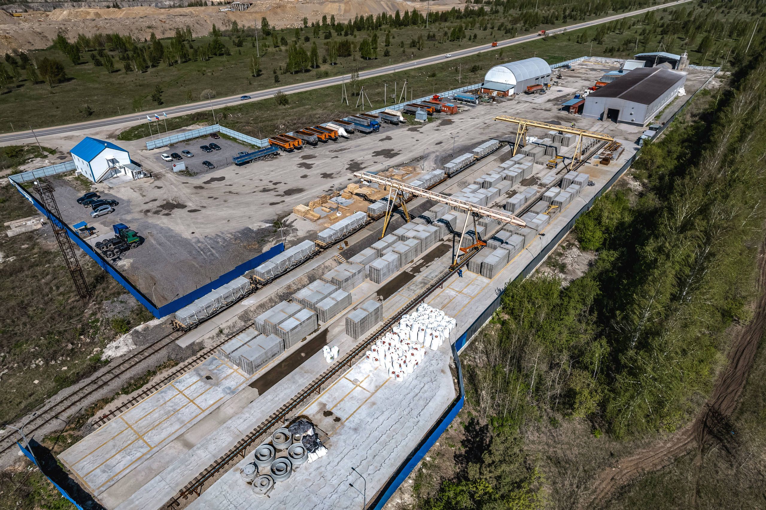 Аэрофотосъемка производства компании Стройтехно. Дмитрий Судаков, фотограф в Екатеринбурге и Москве