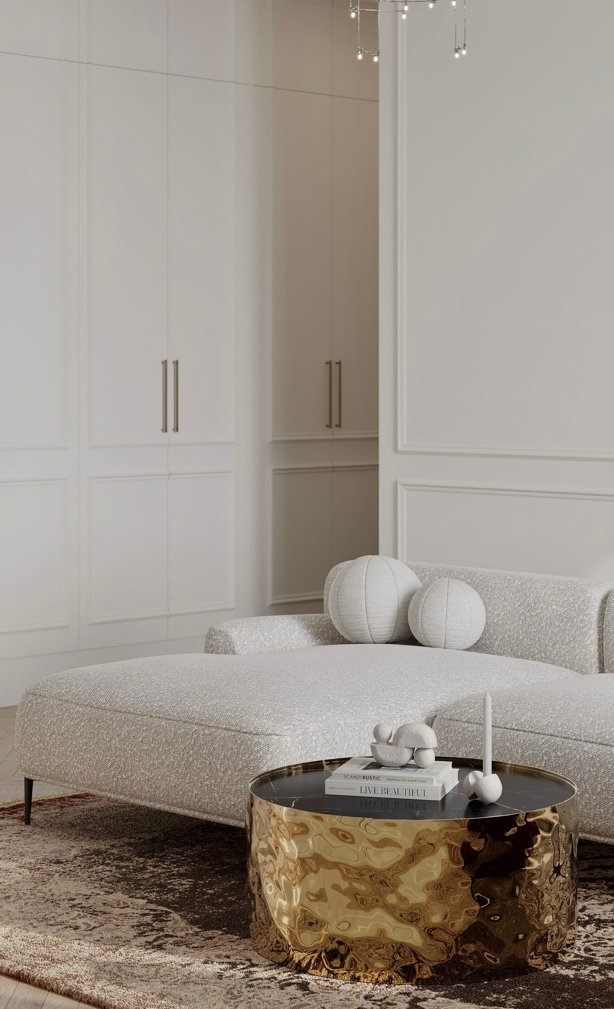 Нагатино Айленд 85 м². 3D Визуализация интерьера