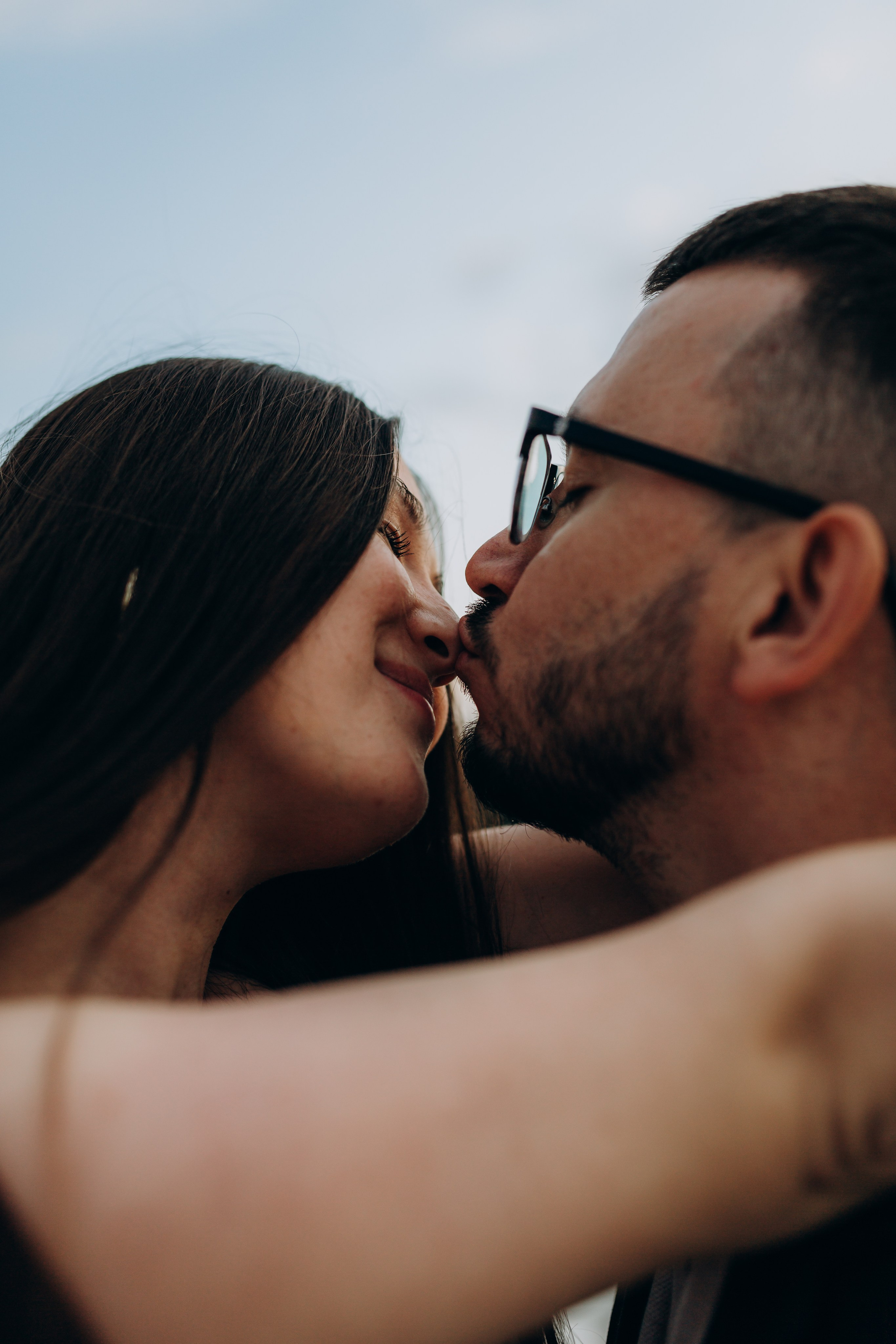 LoveStory на крышах Питера. Фотограф Санкт-Петербург Князева Елизавета