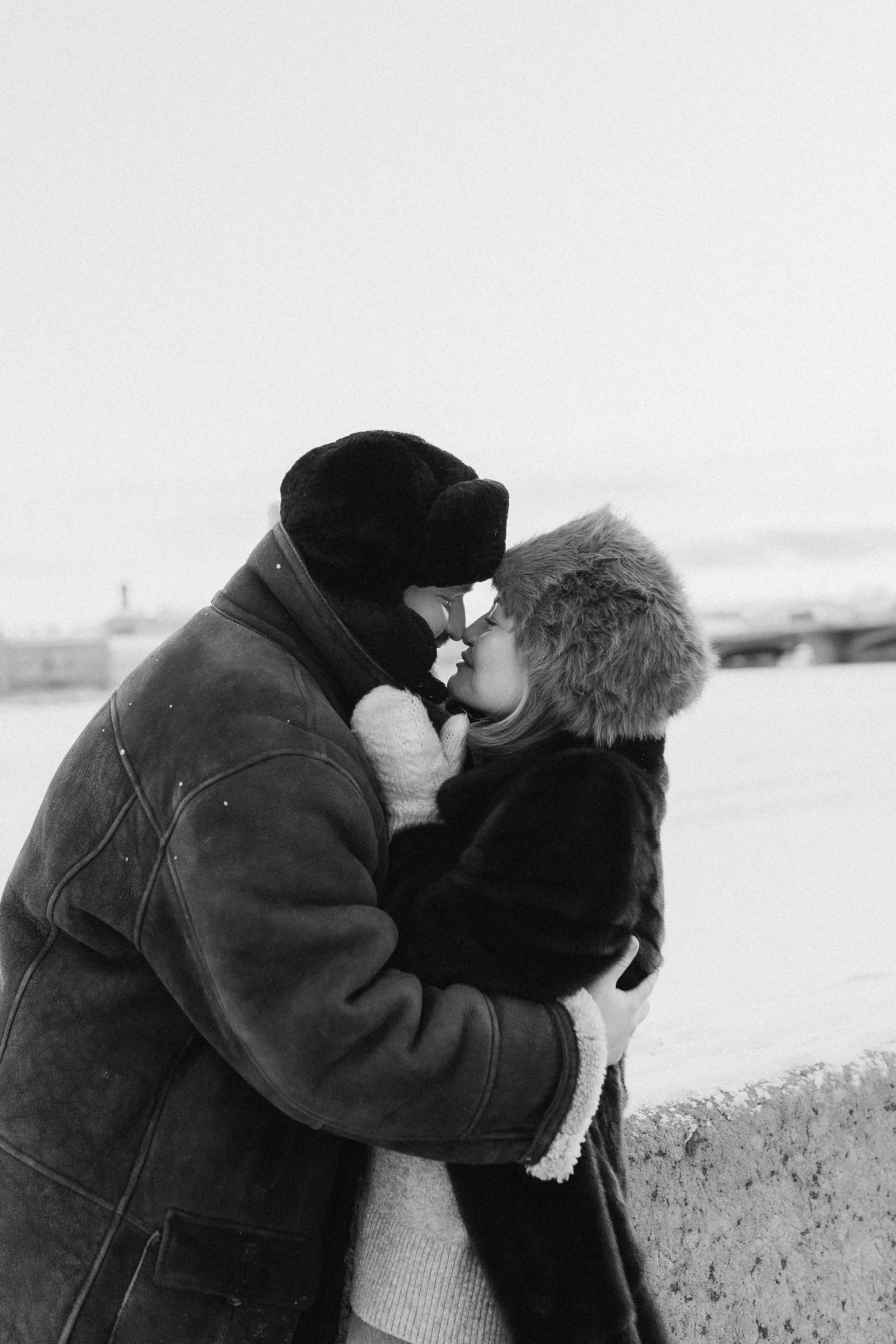 LoveStory зимняя. Фотограф Санкт-Петербург Князева Елизавета