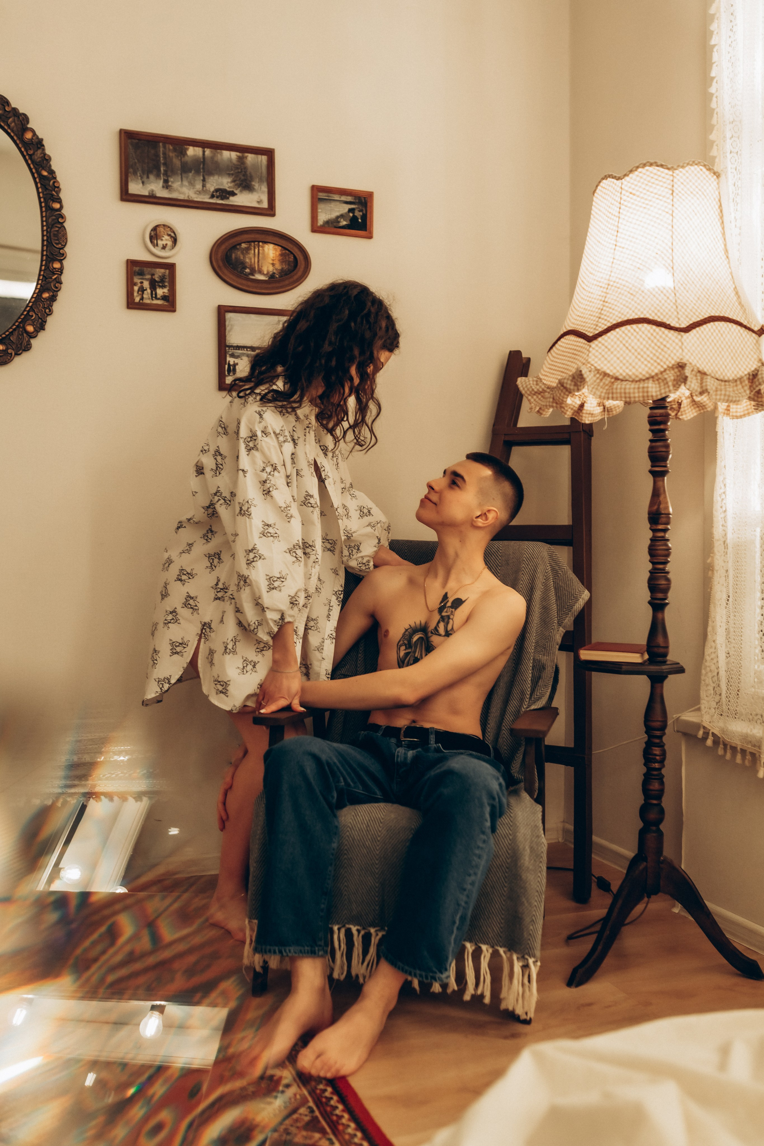 LoveStory Никита и Лиза в студии. Фотограф Санкт-Петербург Князева Елизавета