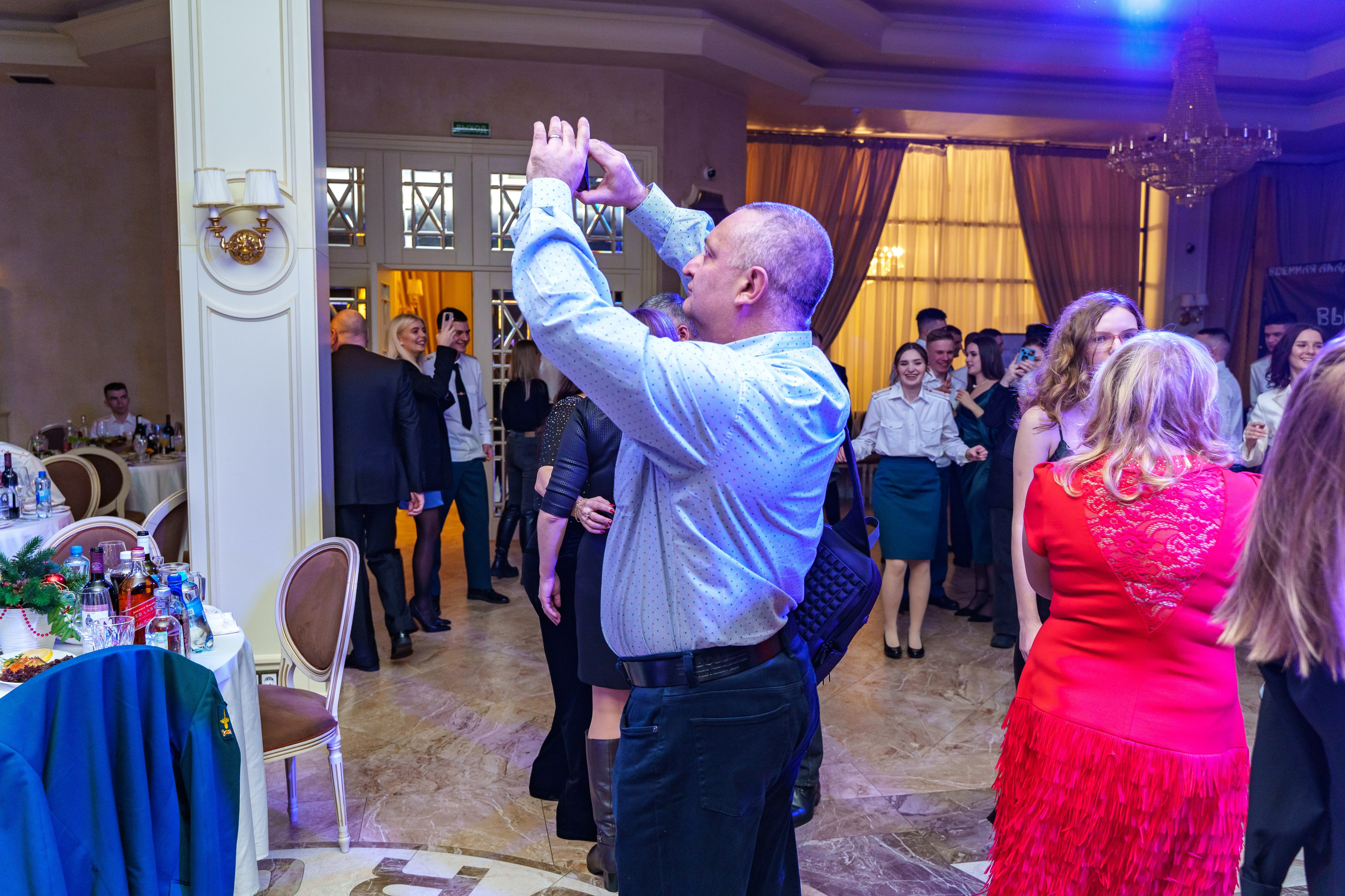 Фотосъемка выпуска военной академии и вручение дипломов