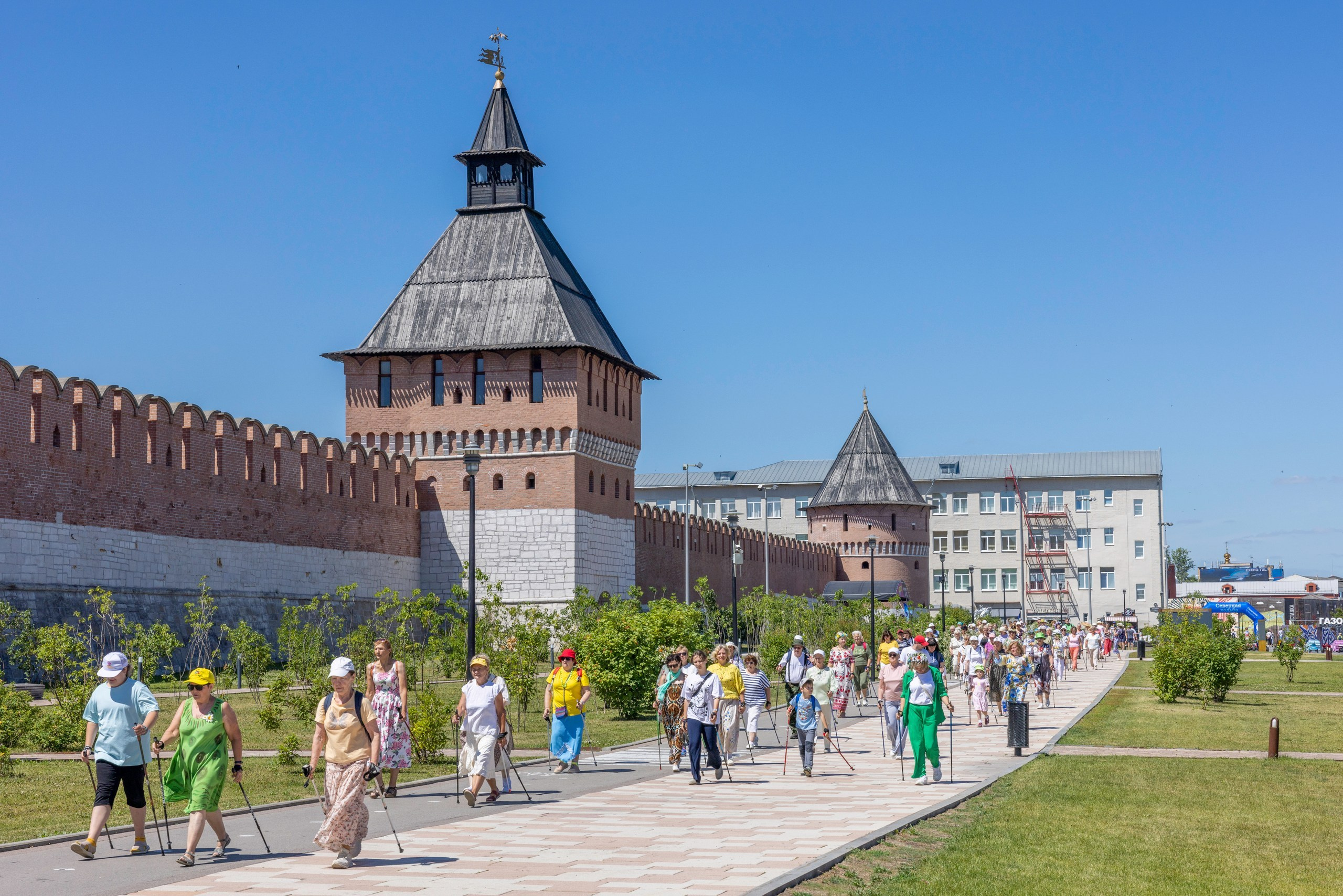 Фестиваль «Ромашковый хоровод». Северная ходьба. Фотограф в Туле Крупский АнДРей. Фотостудия «КАДР71» в Туле