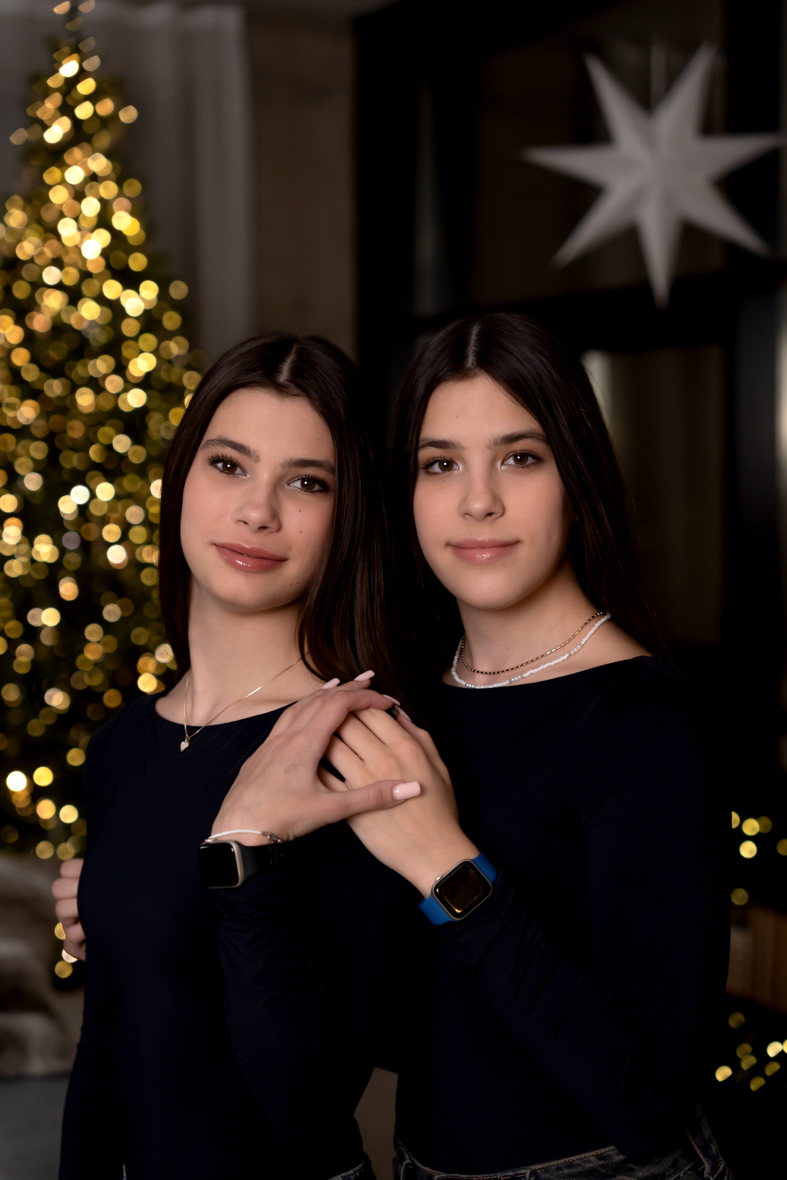 Новогодняя фотосессия для дружной семьи. Фотограф в Красноярске. Юлия Чаушанская