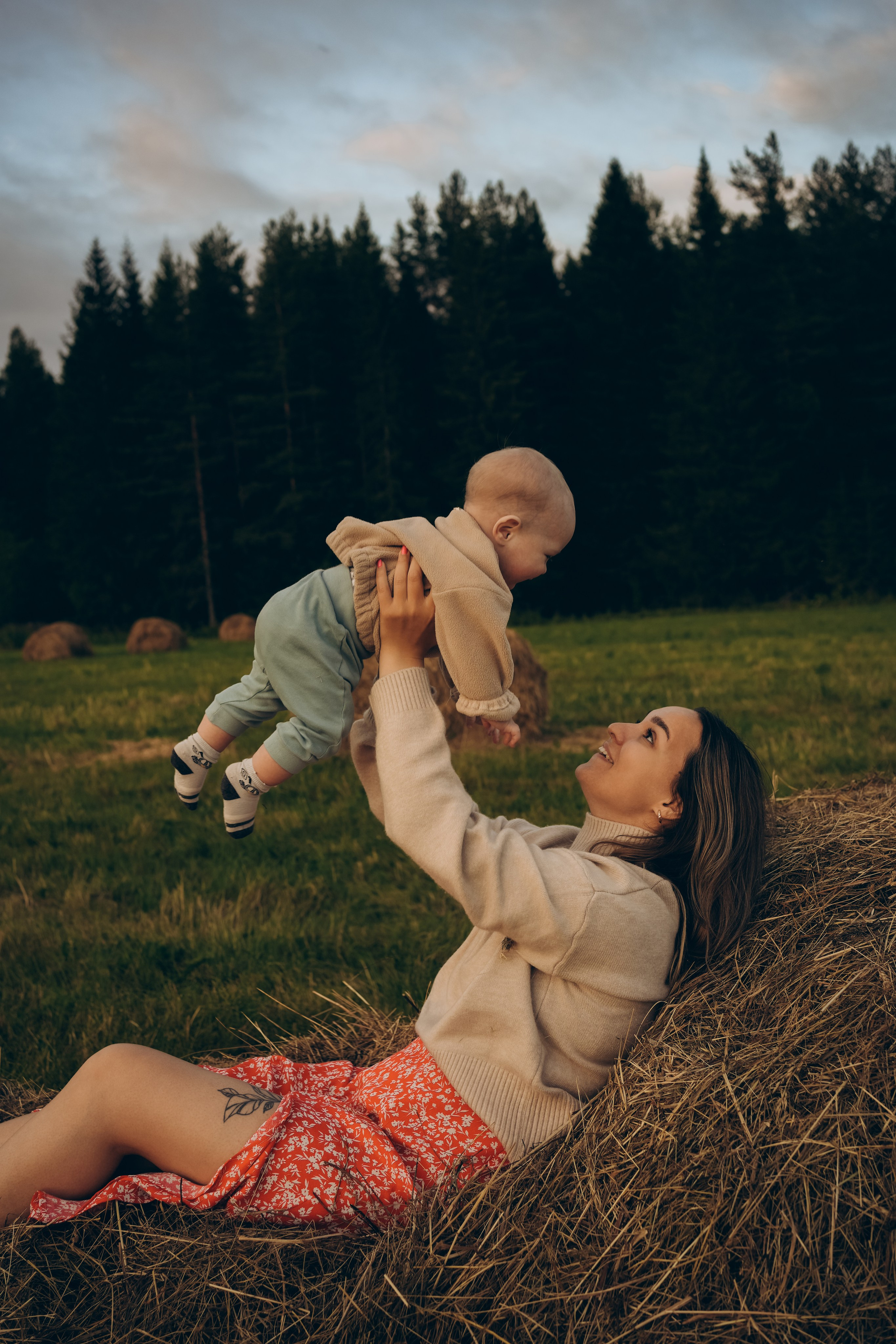Евгений, Дарья и Атремка. Семейный и детский фотограф Плесецк, Мирный Марина Забабурина