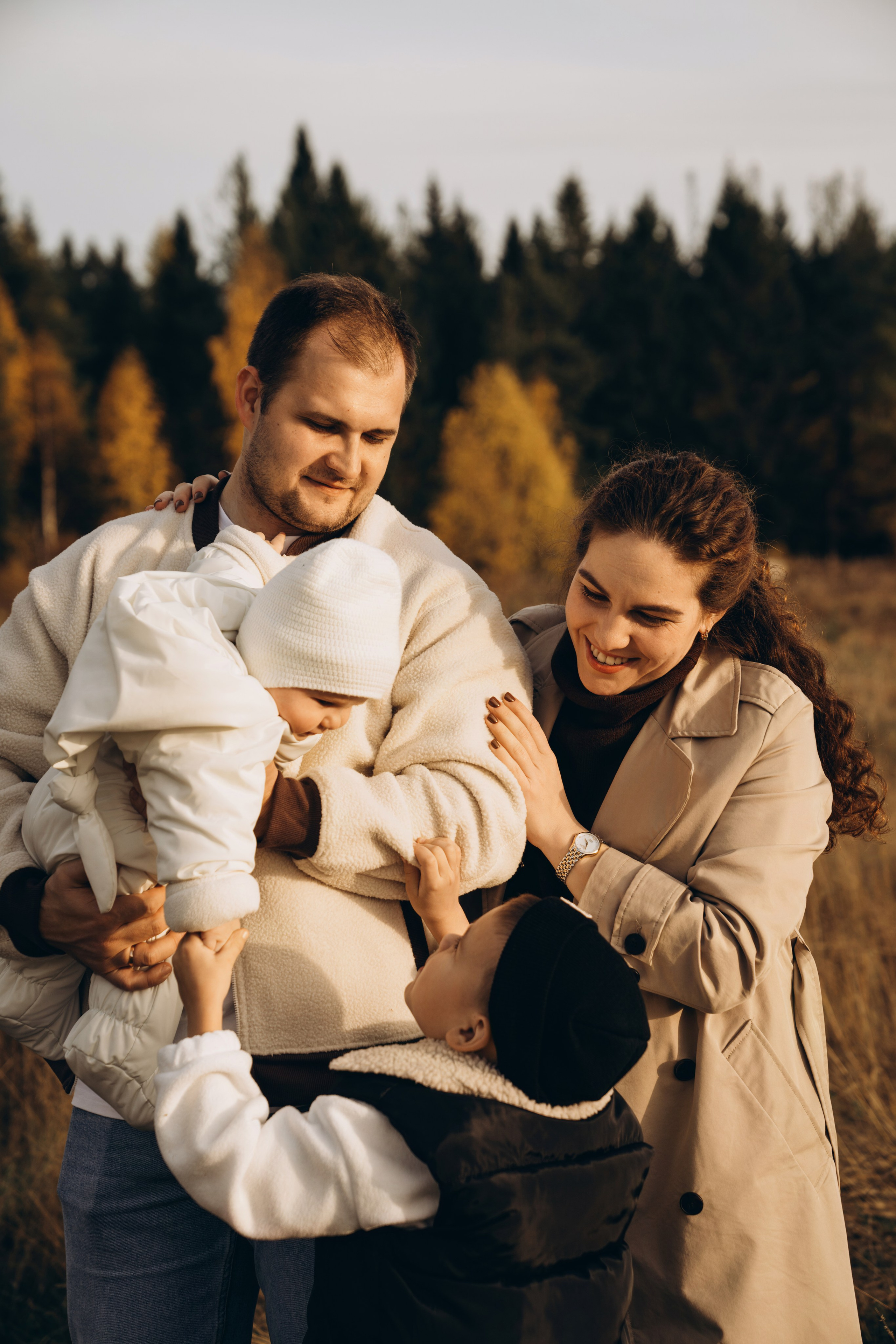 Виктор, Александра, Марк и Костик. Семейный и детский фотограф Плесецк, Мирный Марина Забабурина