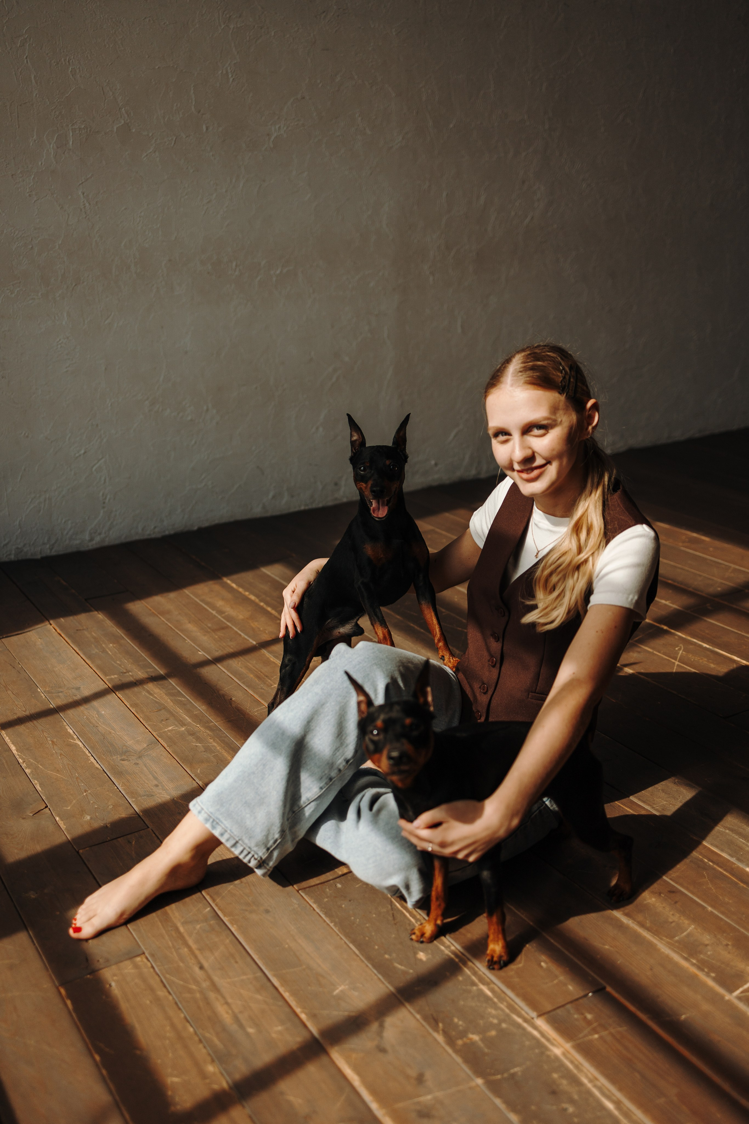 Катя и ее мальчики. Фотограф — Анималист | Санкт-Петербург