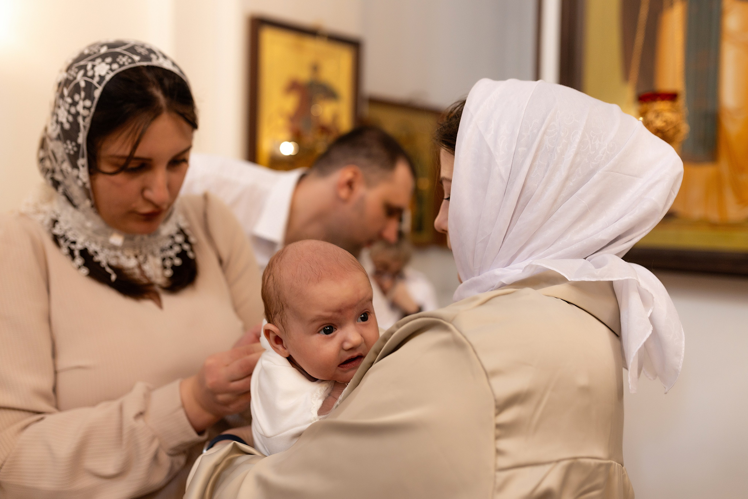 Таинство крещения Алисы. Фотограф в Железнодорожном и Балашихе