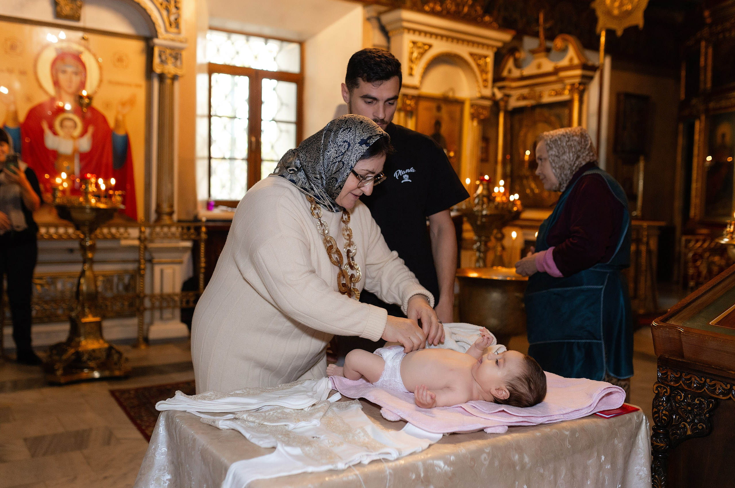 Таинство крещения Лилии. Фотограф в Железнодорожном и Балашихе