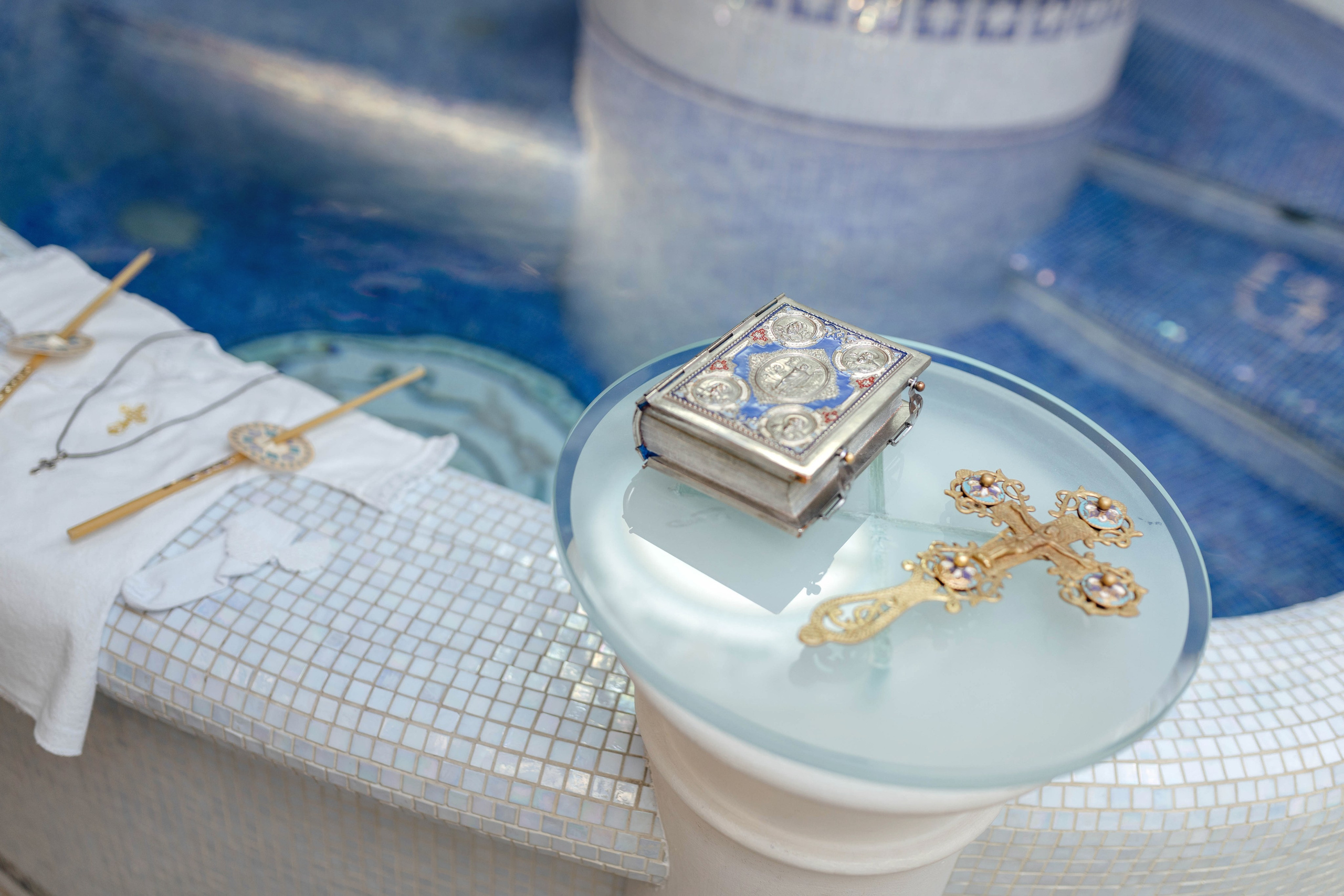 Крещение Демида, храм Святой Троицы, декабрь 2025