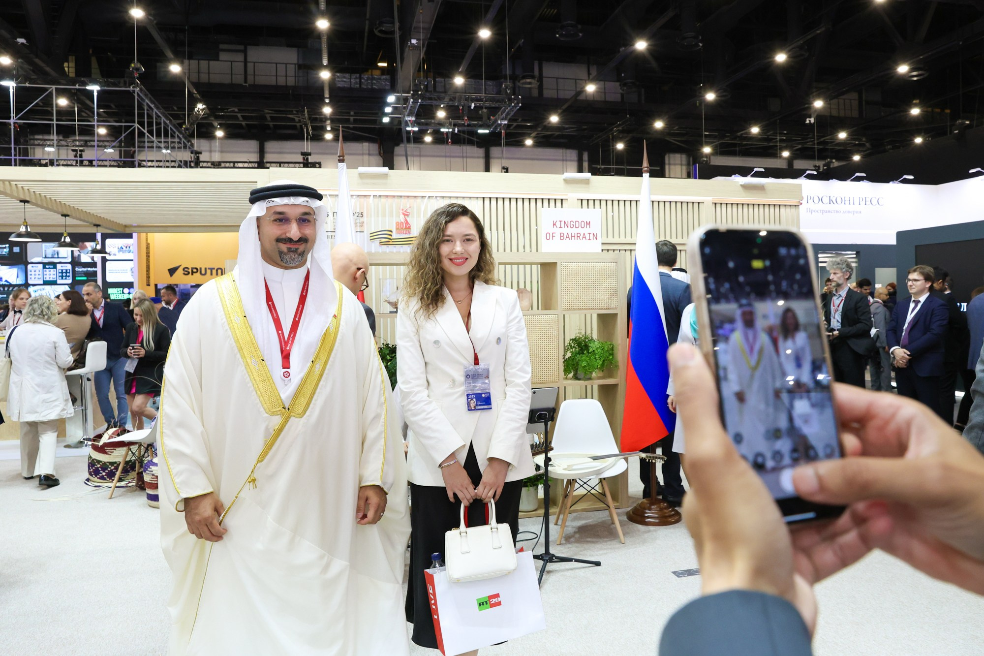Стенд Королевства Бахрейн на ПМЭФ 2025. Фотограф Дарья Попова