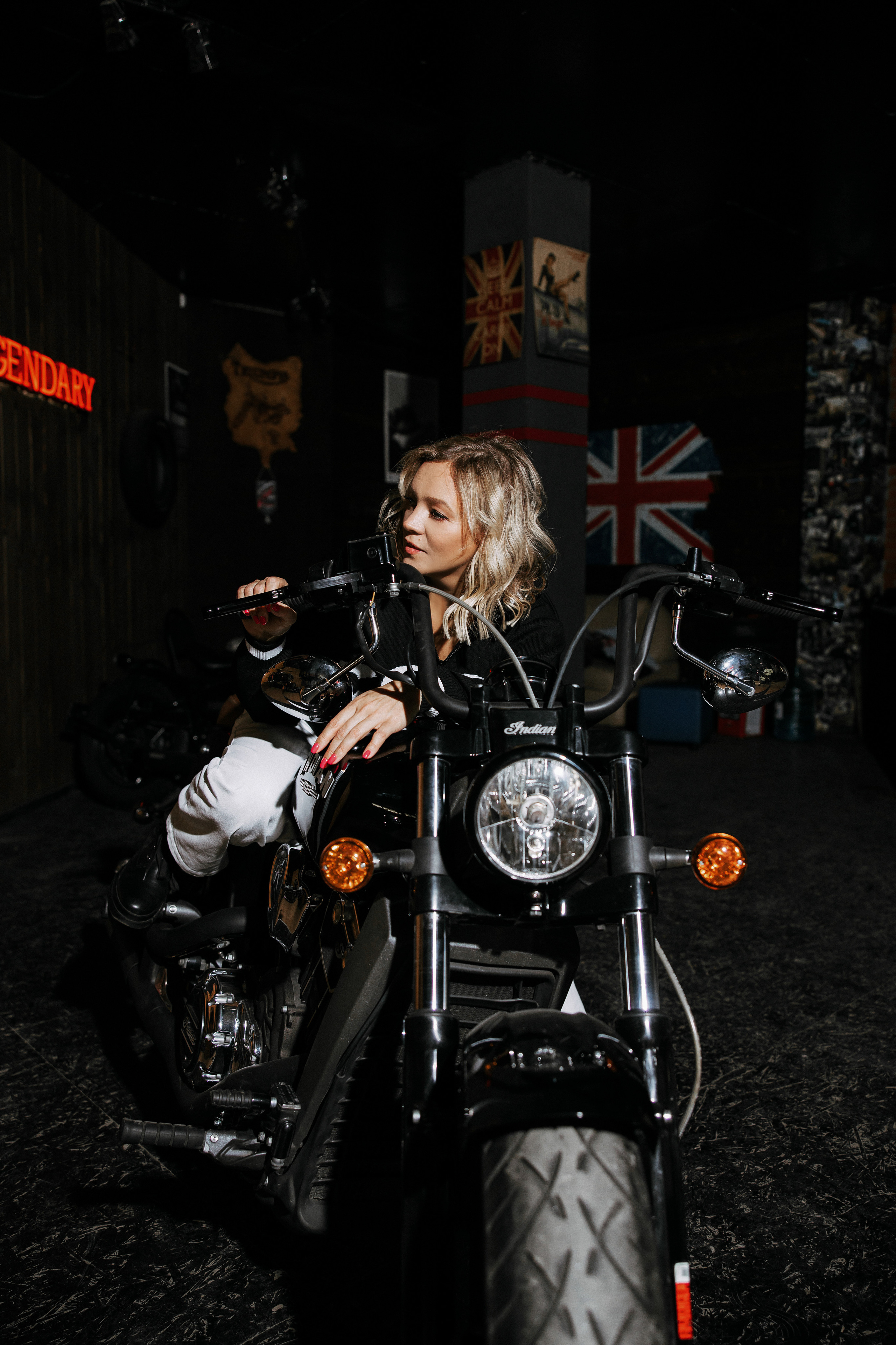 На байке. Свадебный и семейный фотограф Анна Печенкина