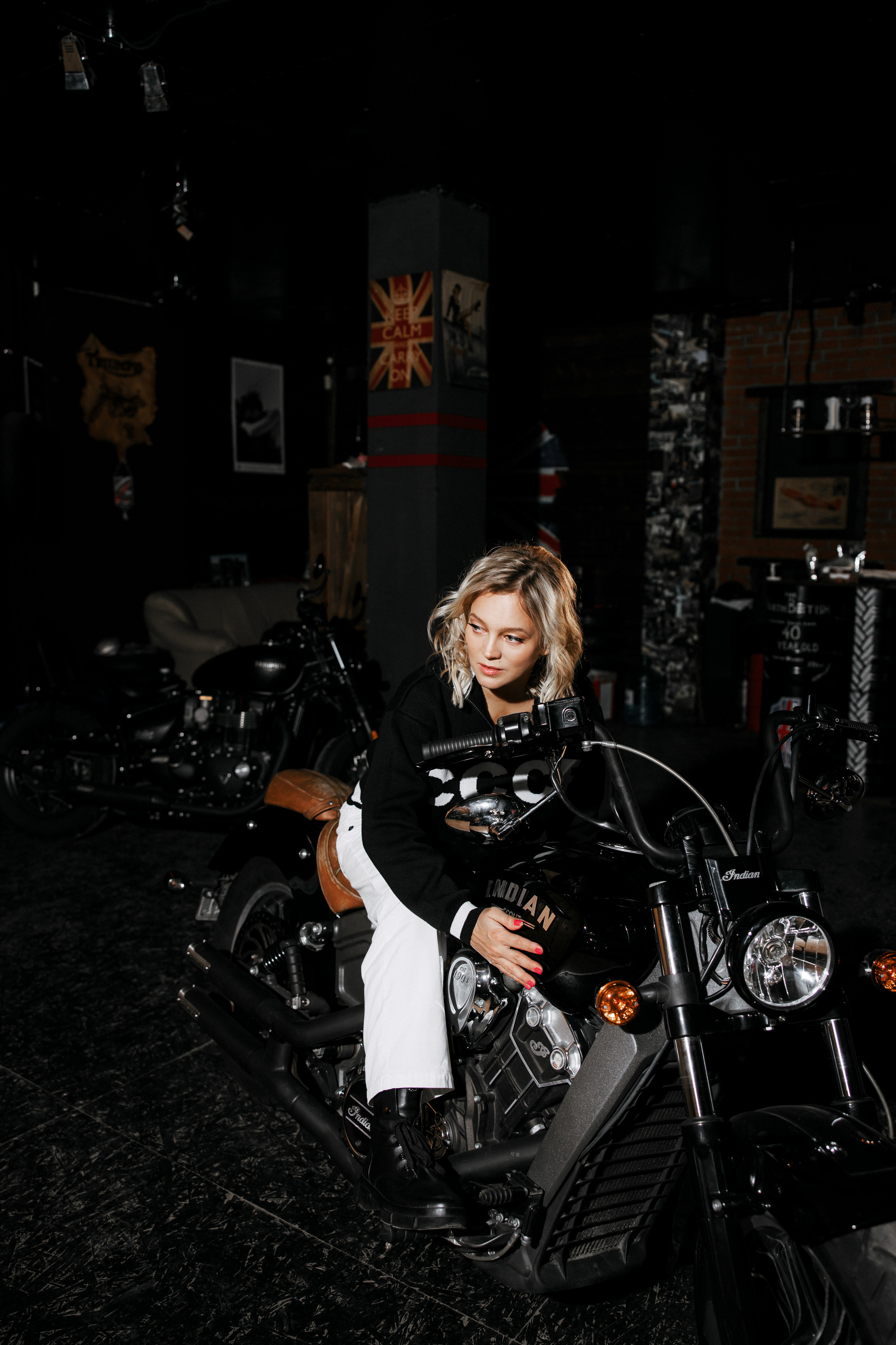 На байке. Свадебный и семейный фотограф Анна Печенкина