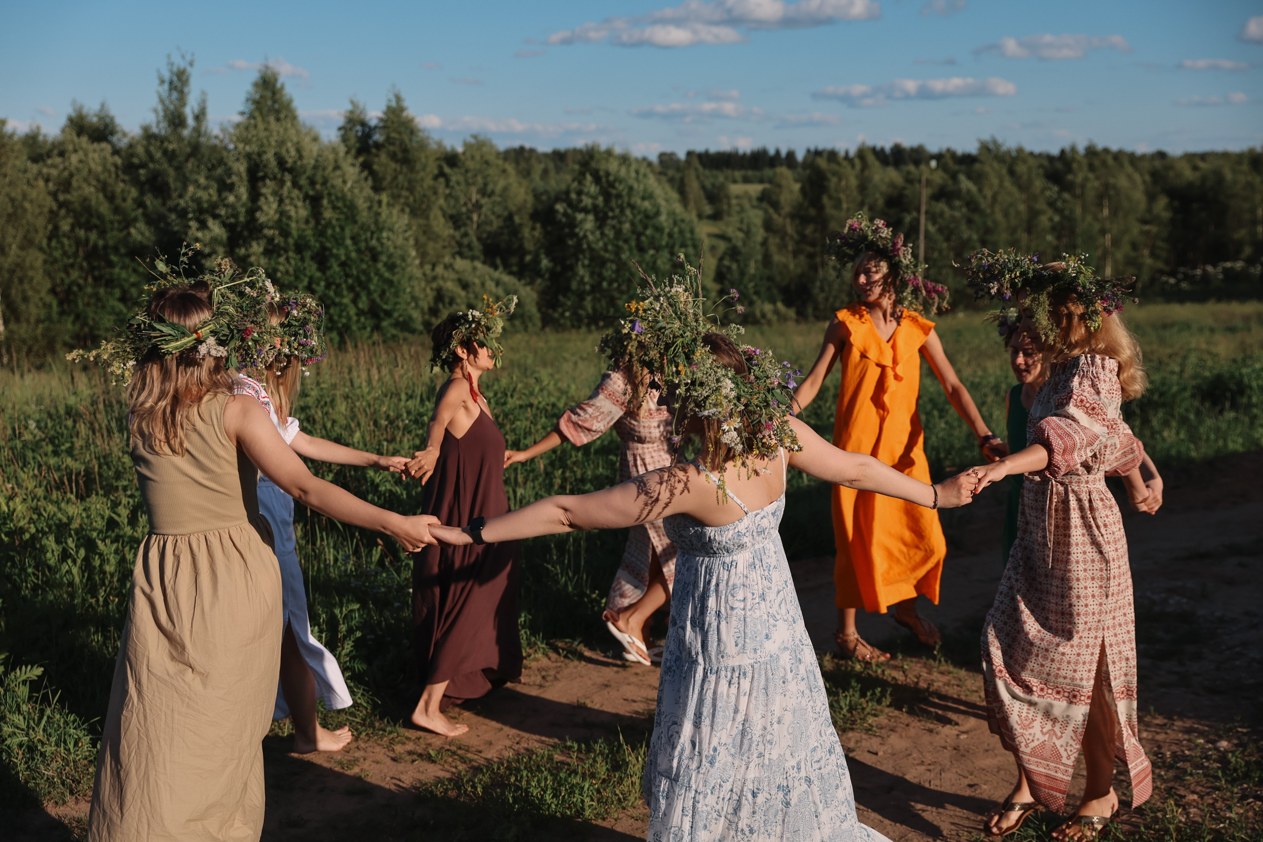 Йога-ретрит в Завидово на Иван Купалу. Фотограф и видеограф Анна Домашенко