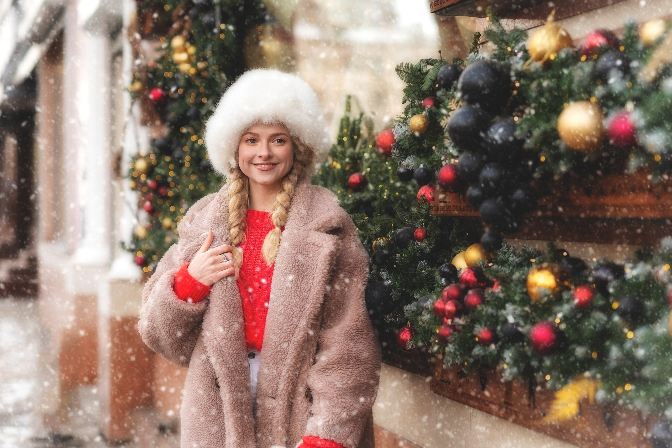 Фотопрогулка по зимнему городу. Семейный, детский фотограф в Воронеже Анна Никитина