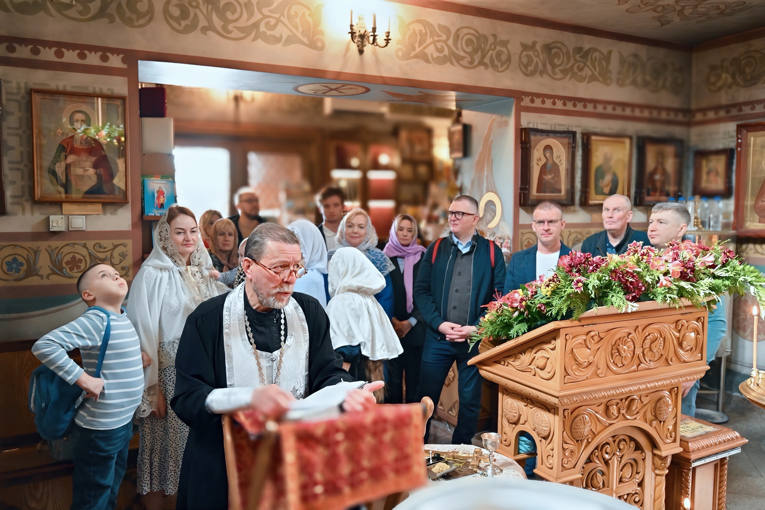 Крещение мама Лилия. Семейный и детский фотограф Москва