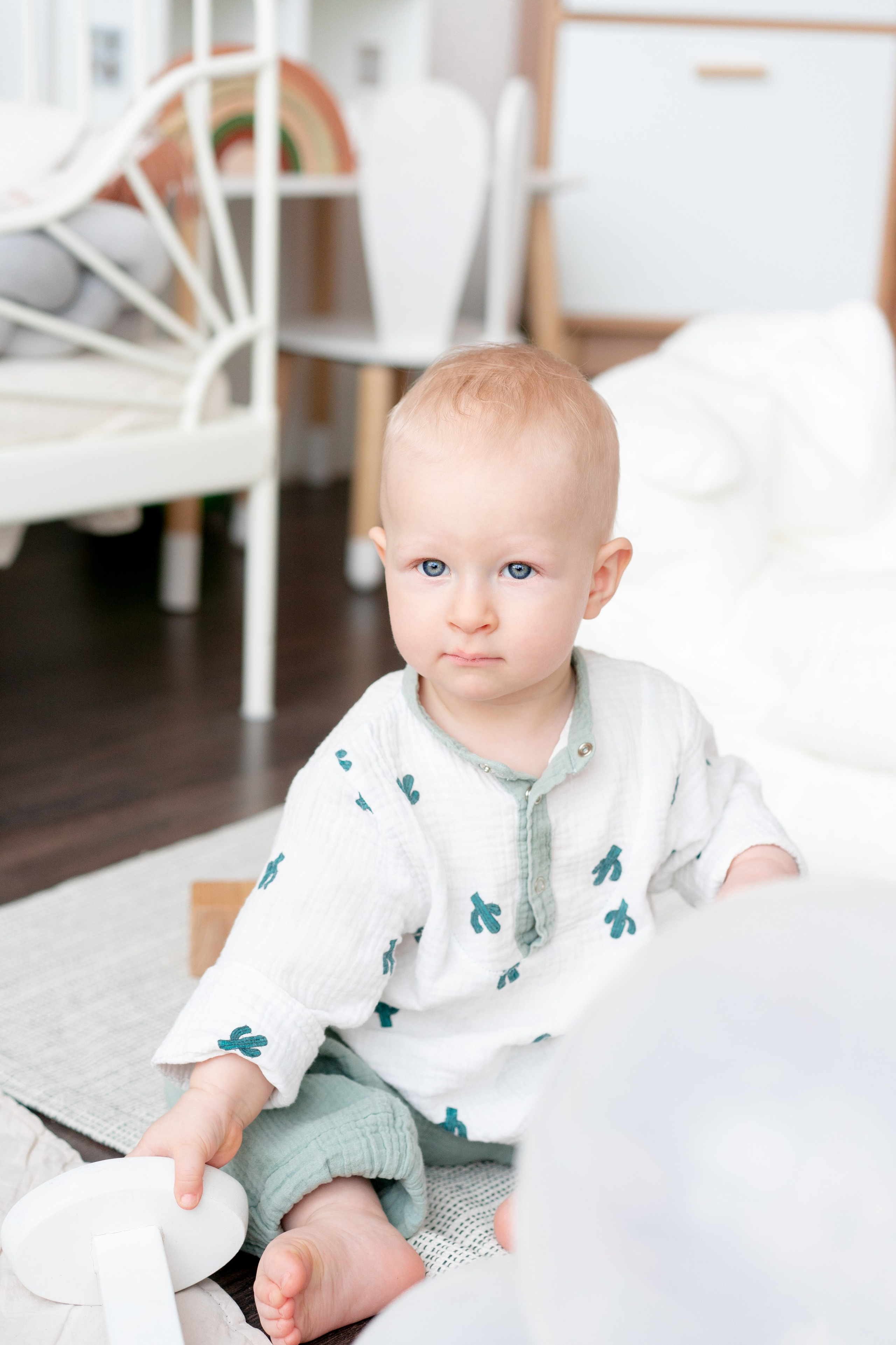 Первый день рождения малыша. Детская, семейная фотостудия в Санкт-Петербурге
