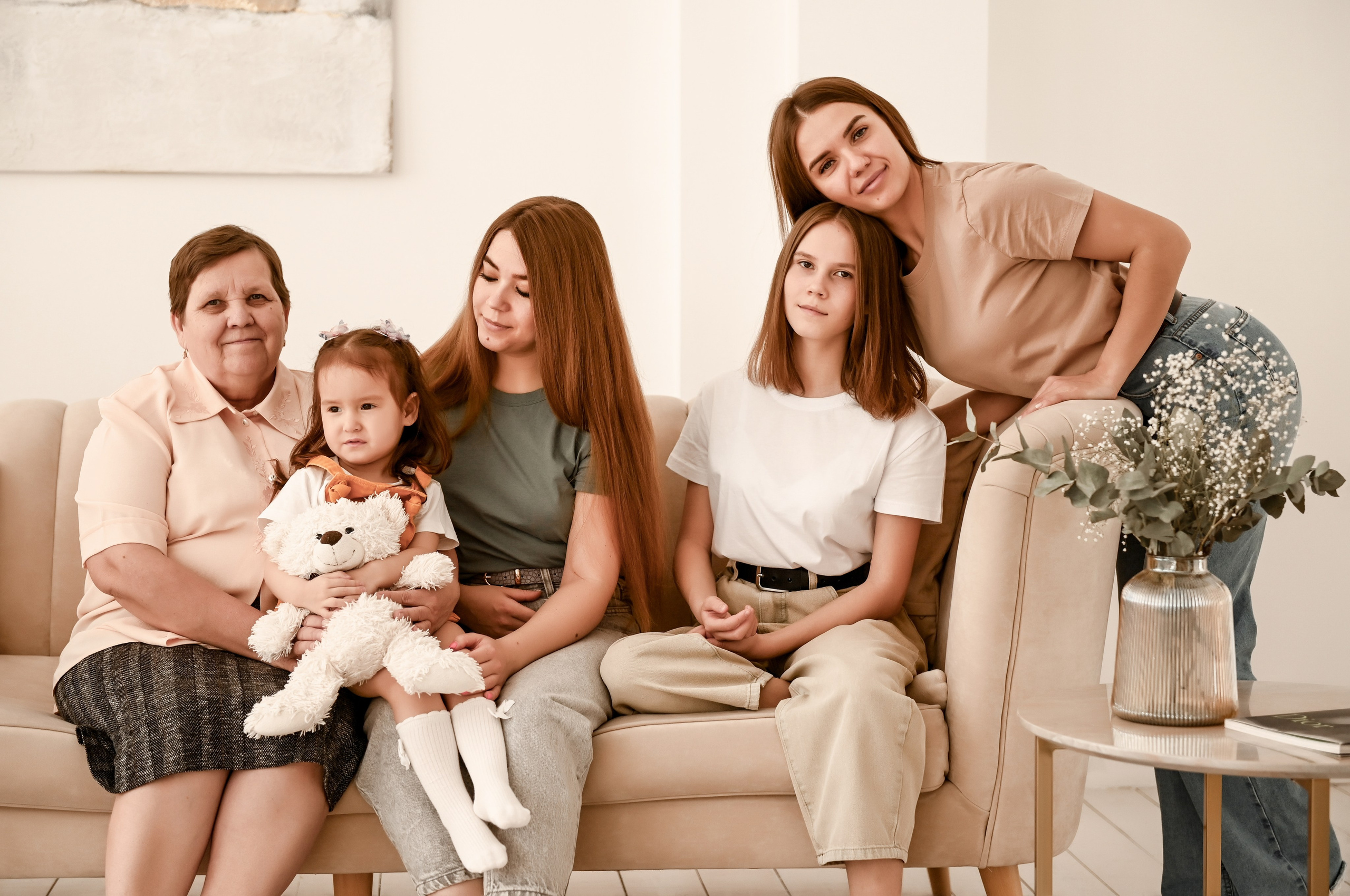 Семейная студийная  фотосессия 2. Свадебный, семейный, детский, контент фотограф в Омске Максим Ильин