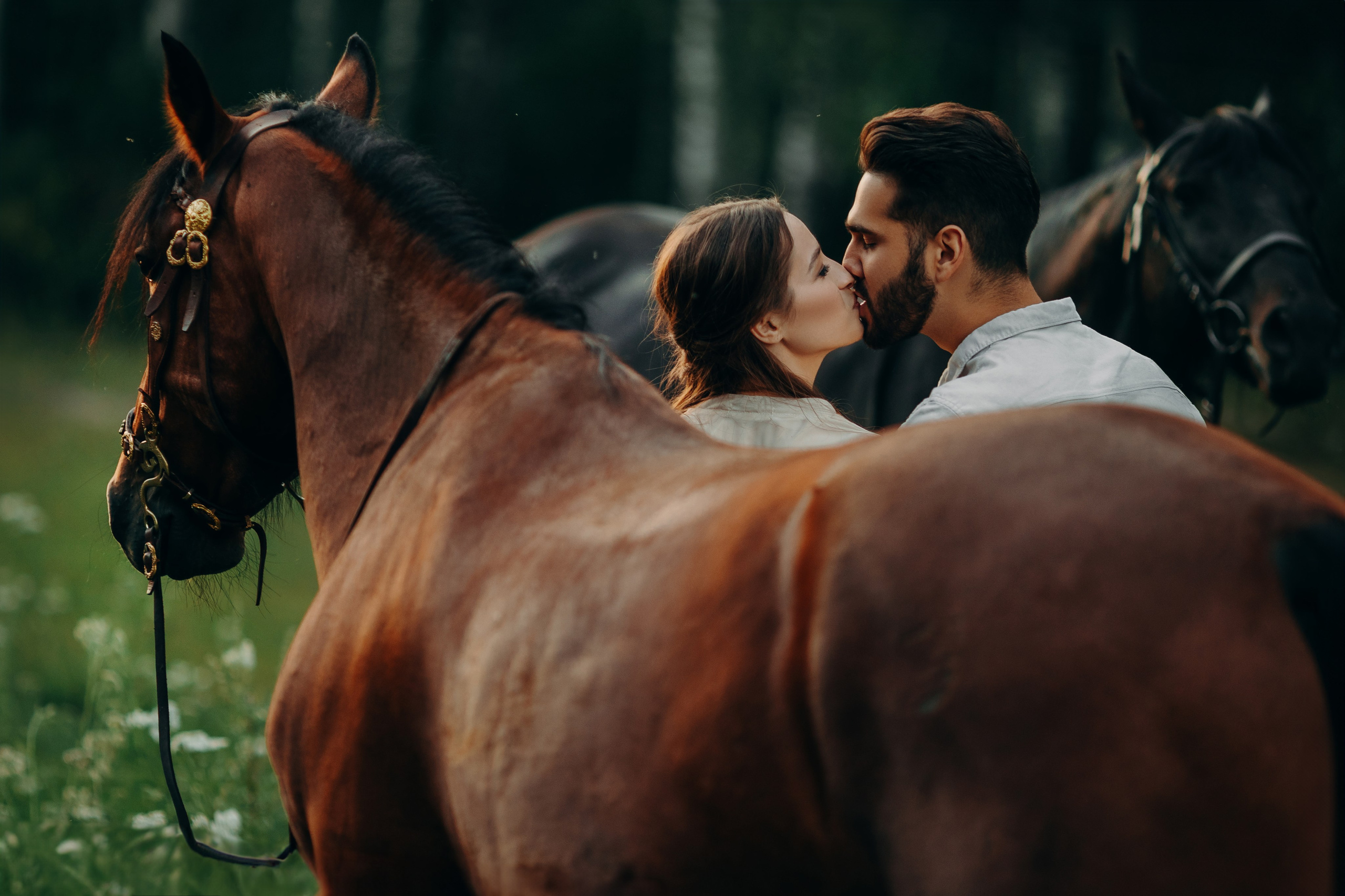 Саша&Настя. Анна Молчанова конный фотограф в Тюмени | фотосессии с лошадьми Тюмень