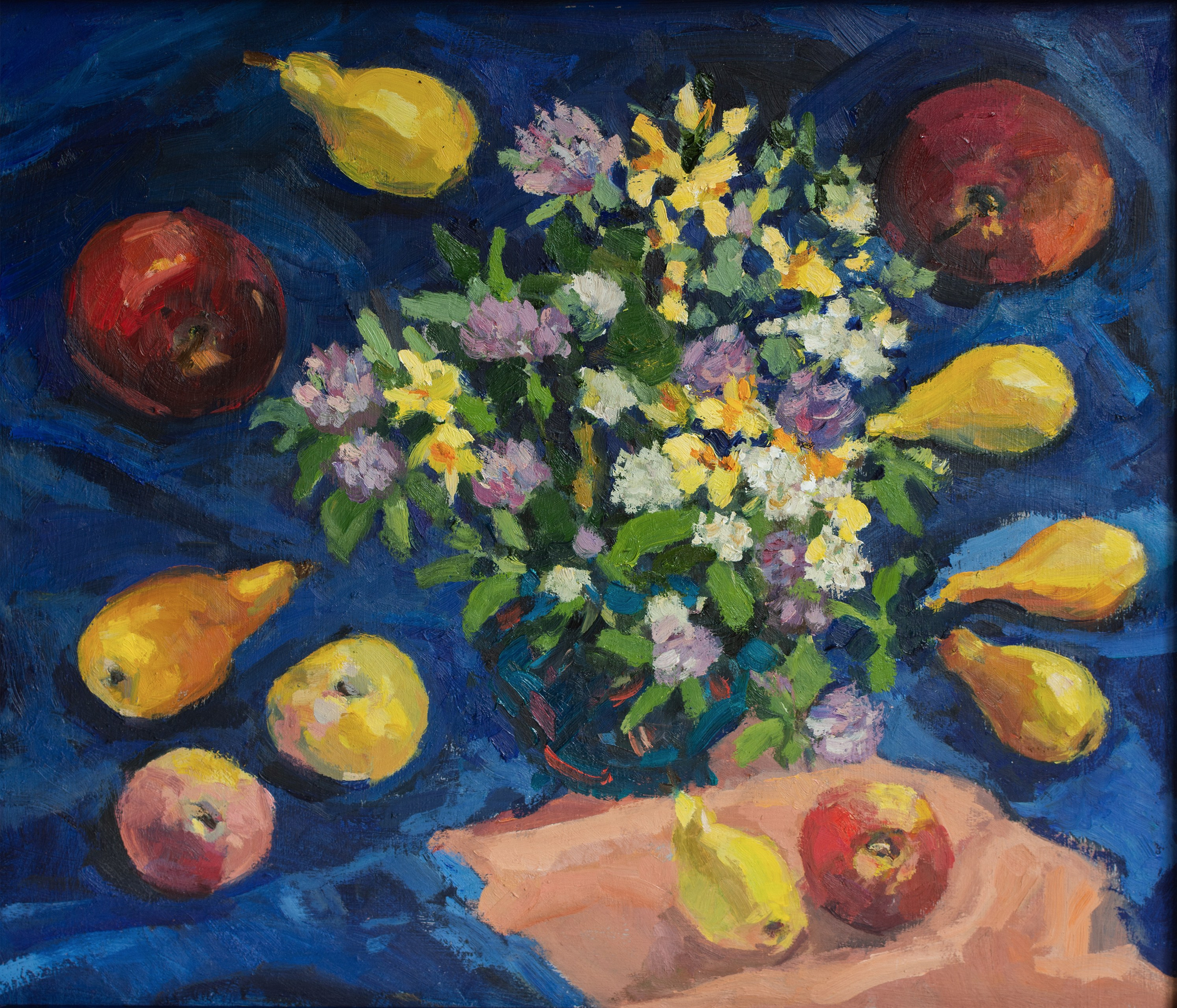 "Южный колорит" оргалит, масло 35х40см, 2023г