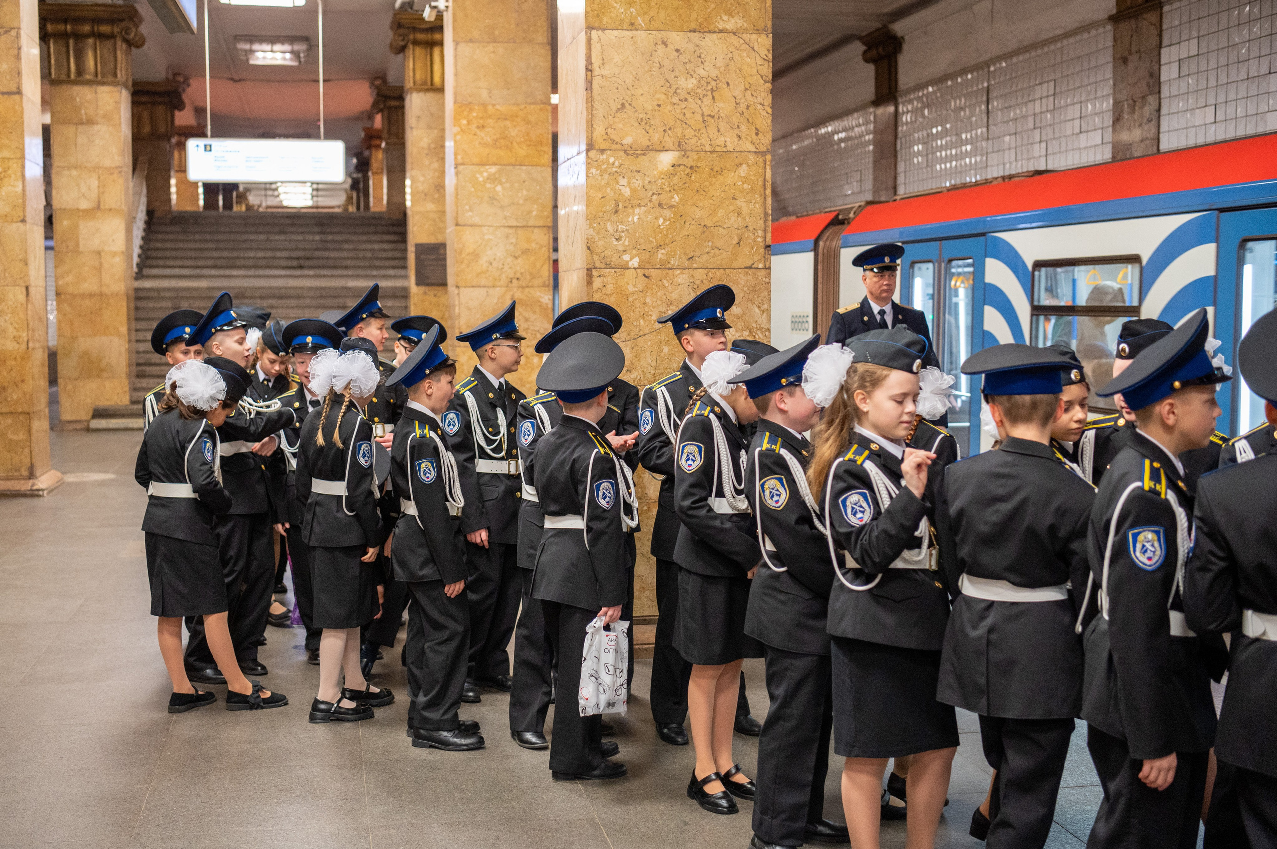 Фотосессия Присяги кадетов «Школа 1231 им. В. Д. Поленова». Детский и семейный фотограф г. Москва Оксана Катаджи