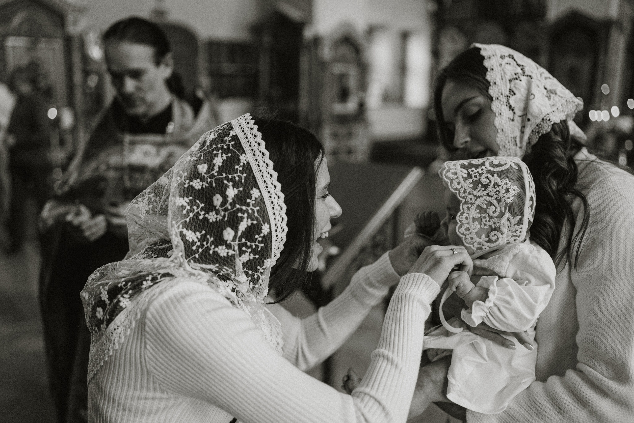 Крещение Серафимы. Фотограф новорождённых и семейный фотограф в Иваново Любовь Капранова