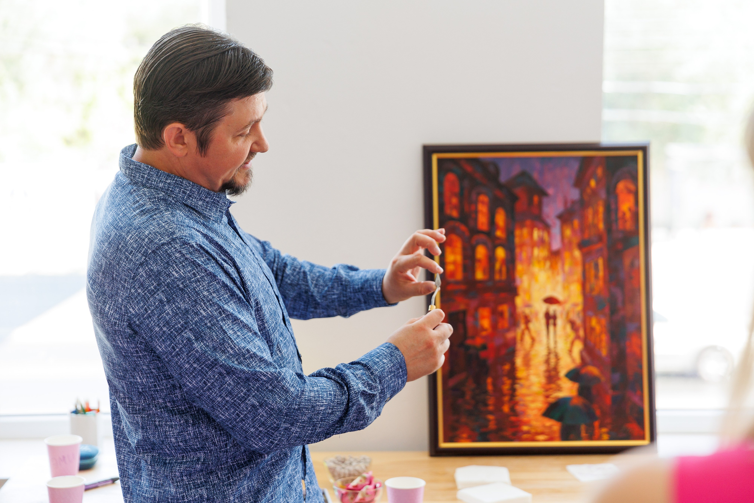 Девичник. МК по живописи. Фотограф Шейдаев Эмин г. Волгоград