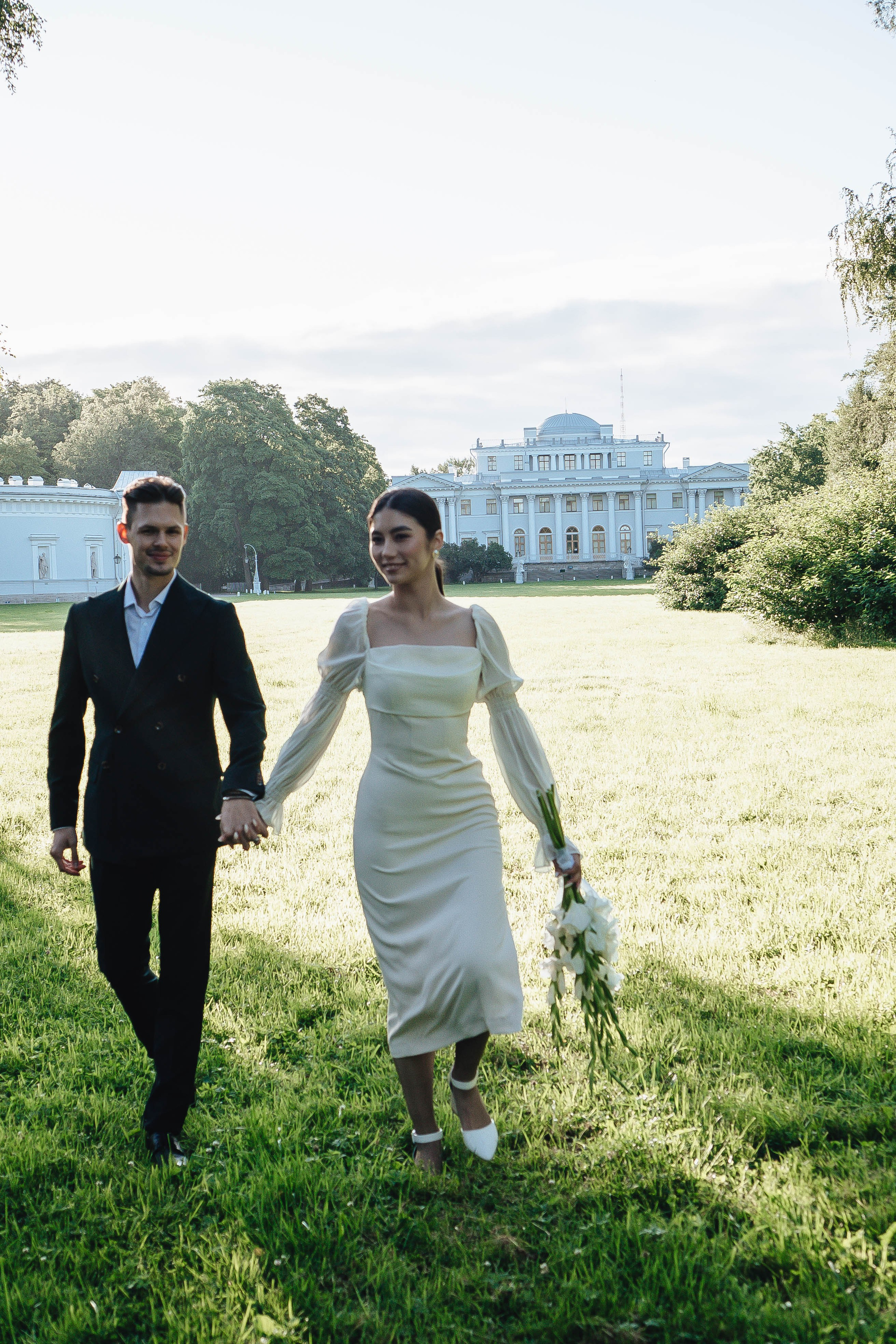 СВАДЕБНАЯ СЬЕМКА НА РАССВЕТЕ НА ЕЛАГИНОМ ОСТОРОВЕ. Профессиональный фотограф, Санкт-Петербург — Виктория Богомолова