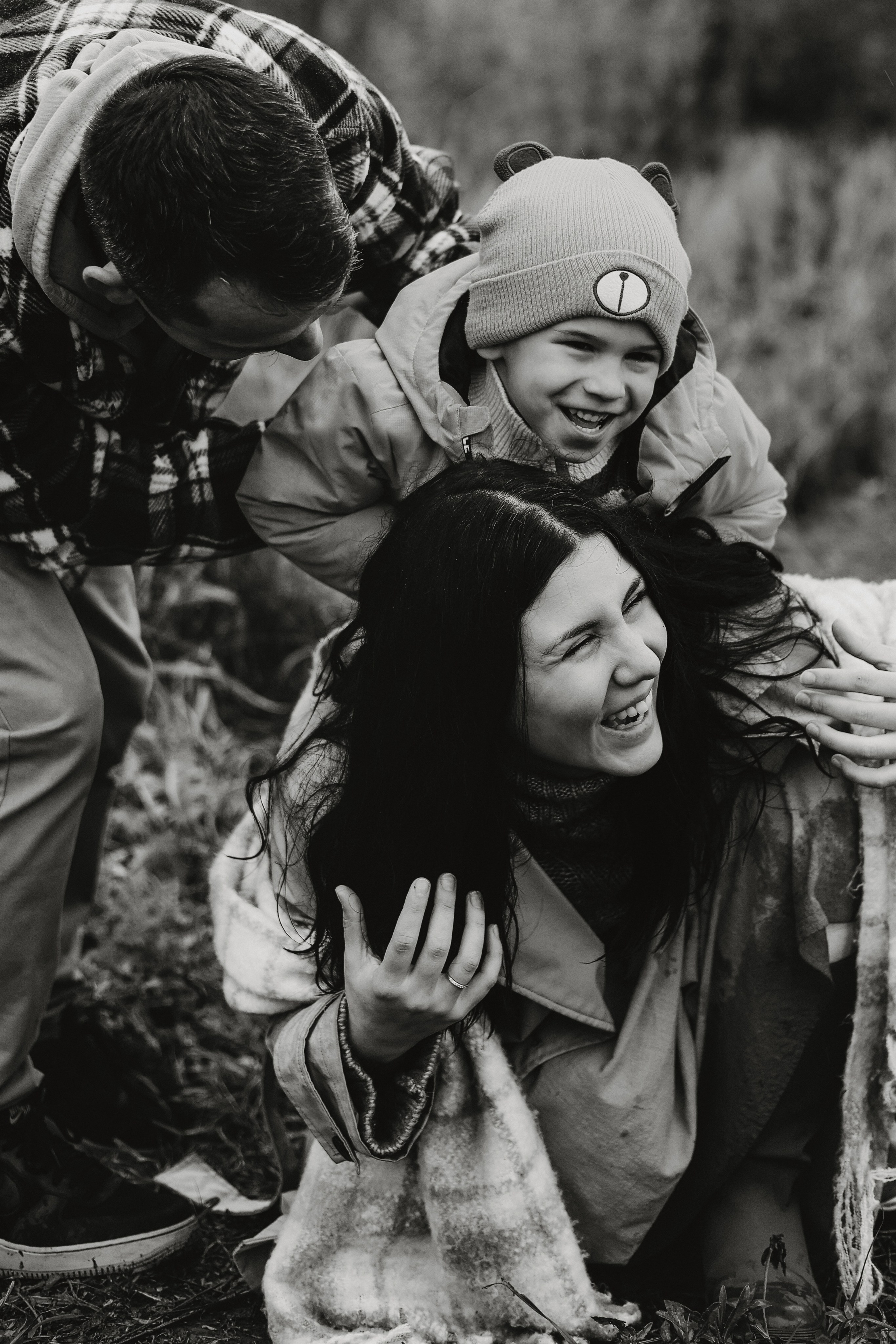 Осенняя фотосессия на Ореховых холмах. Семейный фотограф в Москве Марина Петра