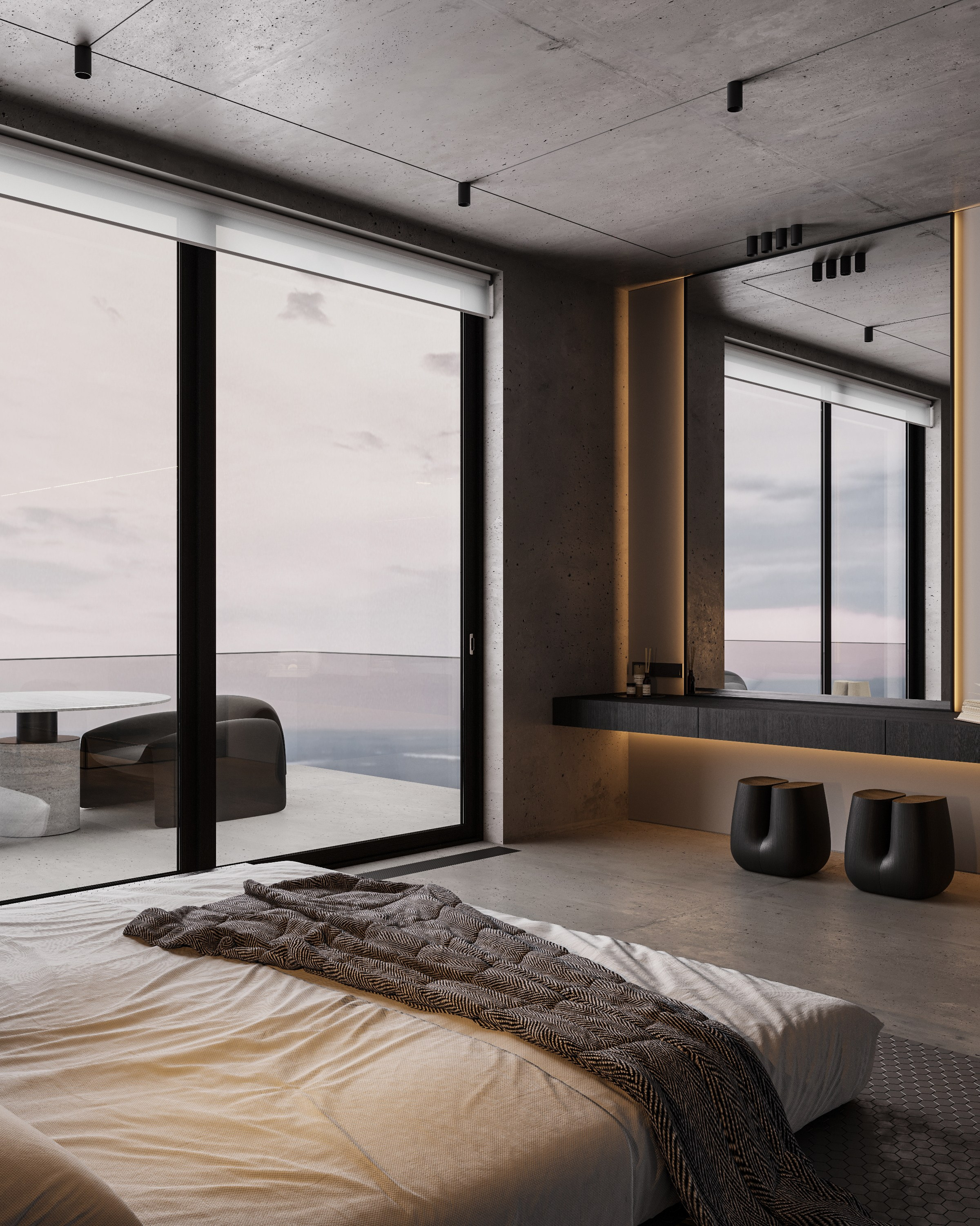 MK | Master bedroom. 3D визуализация интерьеров — Ирина