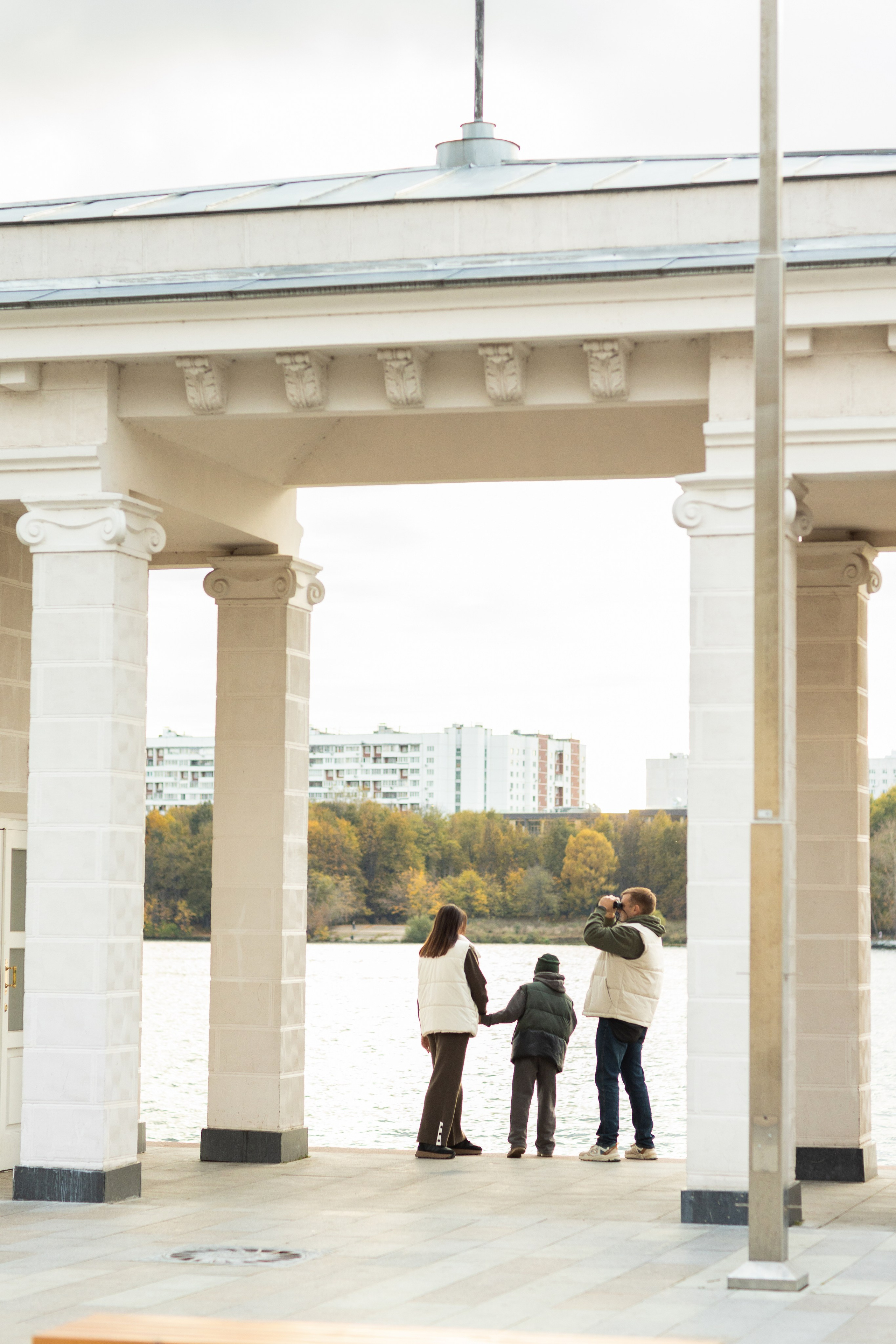 Осень на Речном вокзале. Семейный и детский фотограф в Москве Олеся Маркина