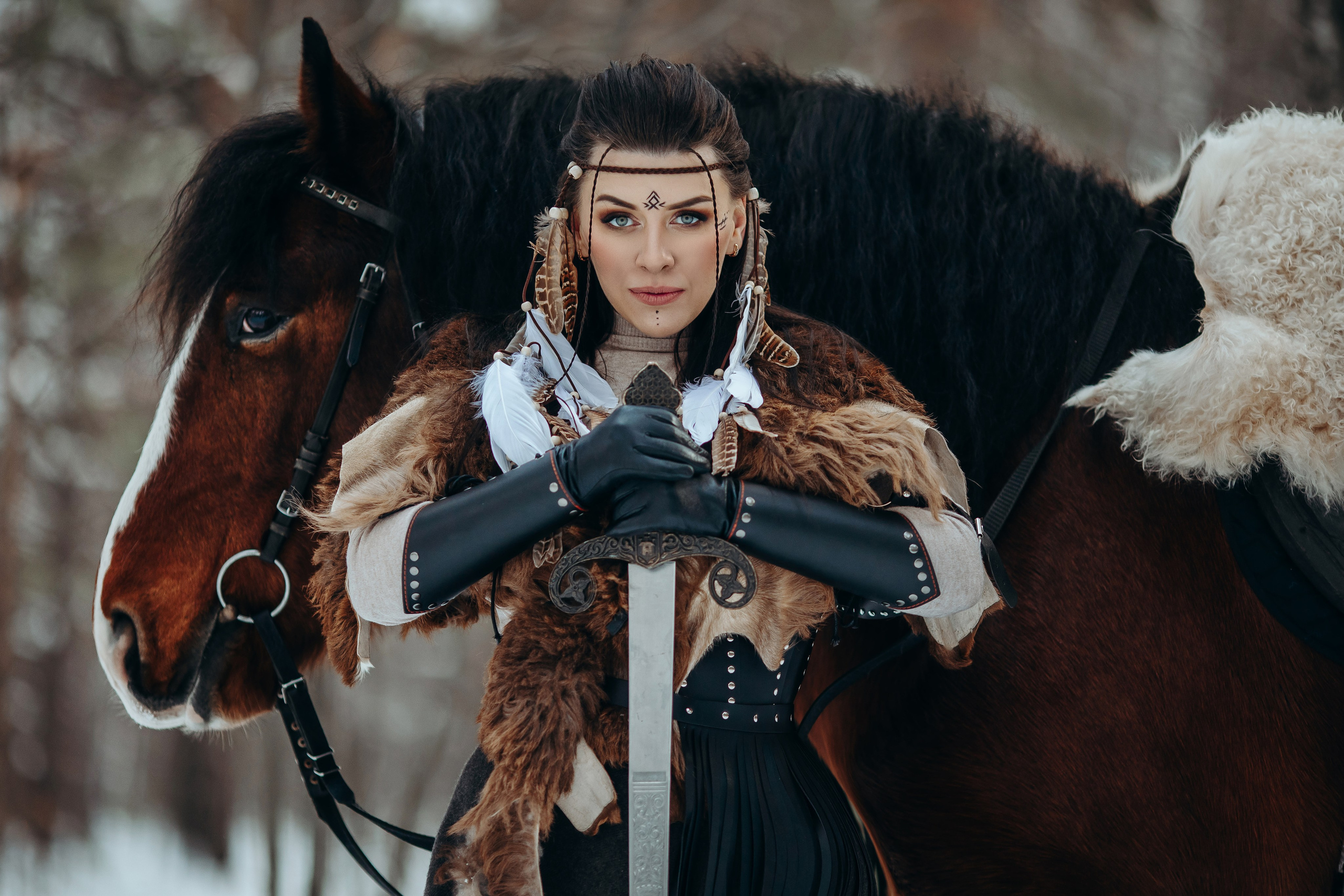 Викинги. Анна Молчанова конный фотограф в Тюмени | фотосессии с лошадьми Тюмень