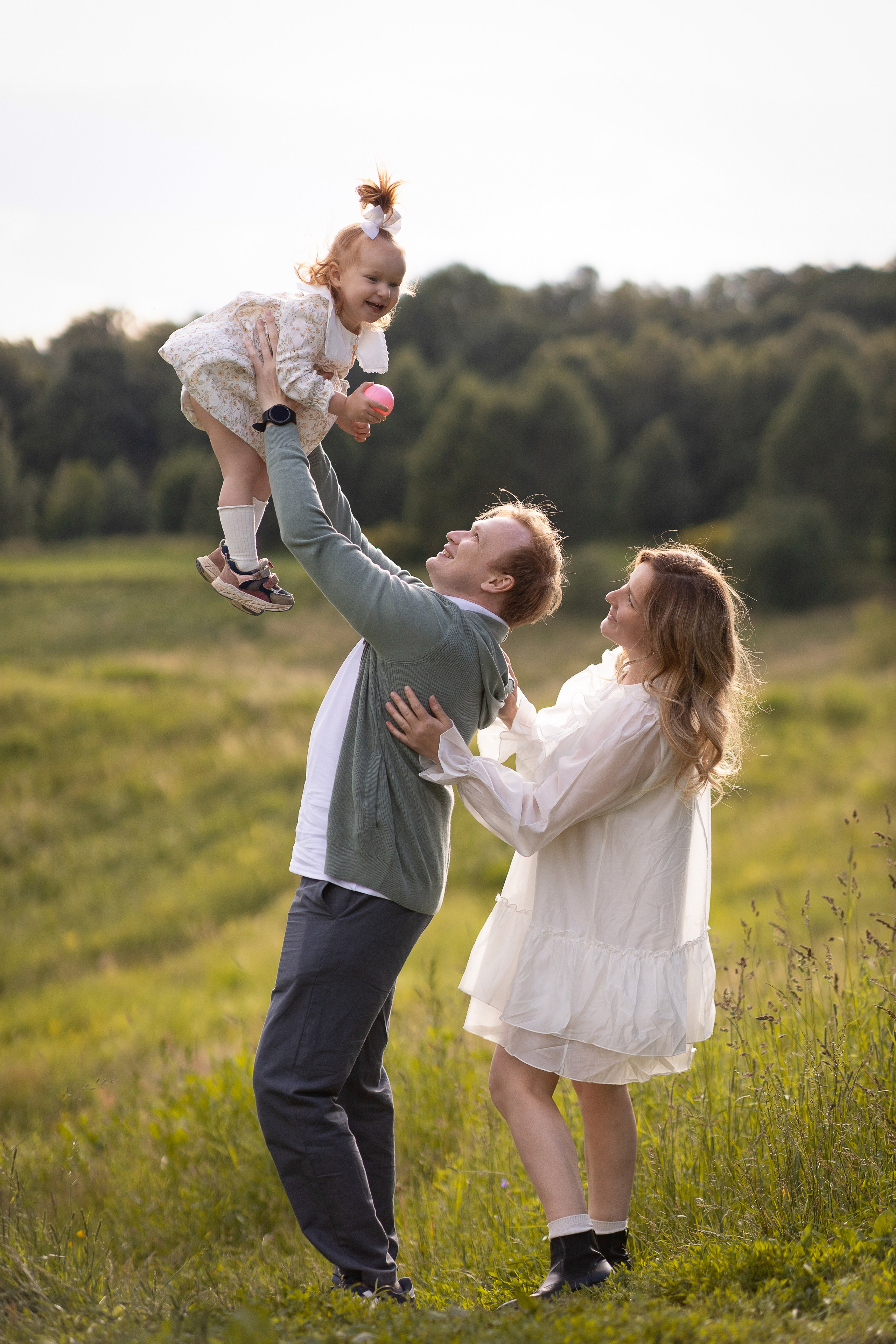 Ольга, Михаил и малышка Лиза. Женский, семейный и детский фотограф Москва Черешнева Злата