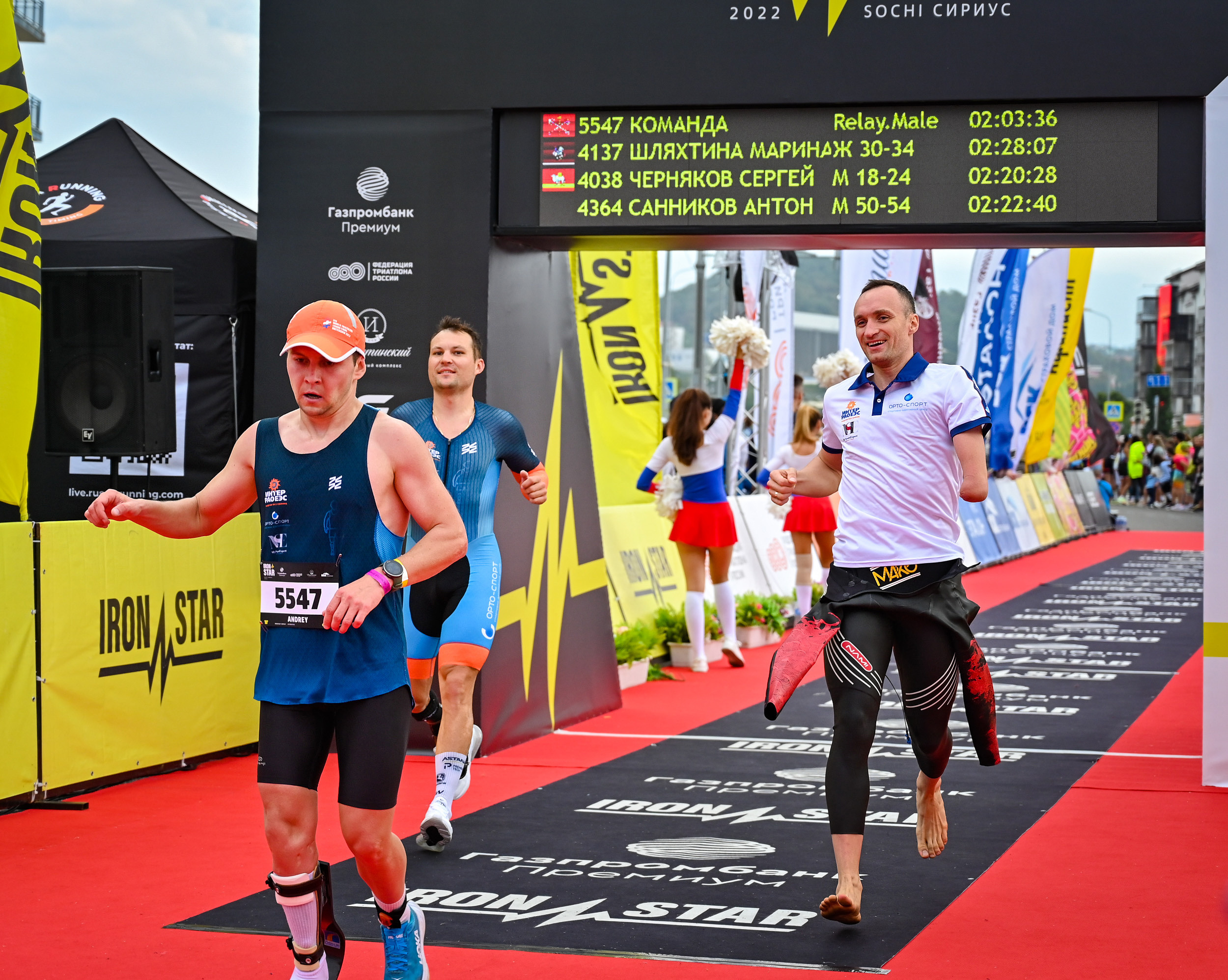 Команда «Орто-Спорт» ДЕНЬ IRONSTAR SPRINT & OLYMPIC SOCHI СИРИУС. Фотографирую счастливых людей в Сочи