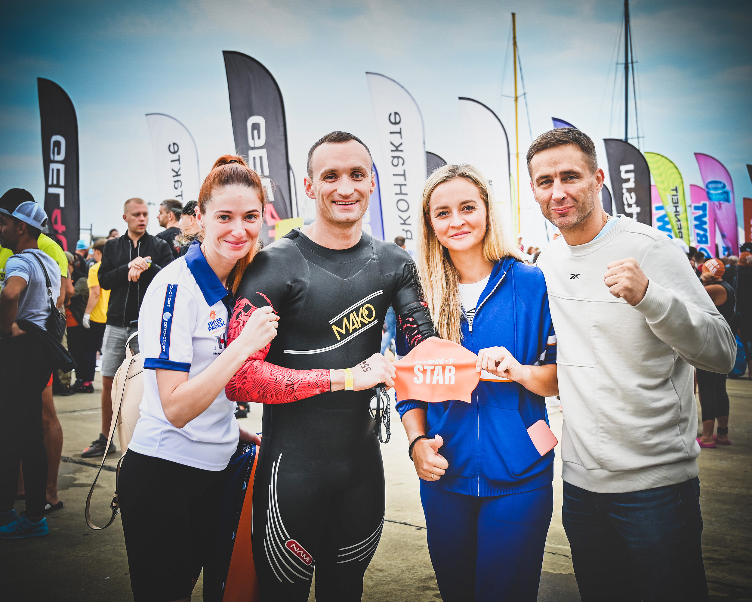 Команда «Орто-Спорт» ДЕНЬ IRONSTAR SPRINT & OLYMPIC SOCHI СИРИУС. Фотографирую счастливых людей в Сочи