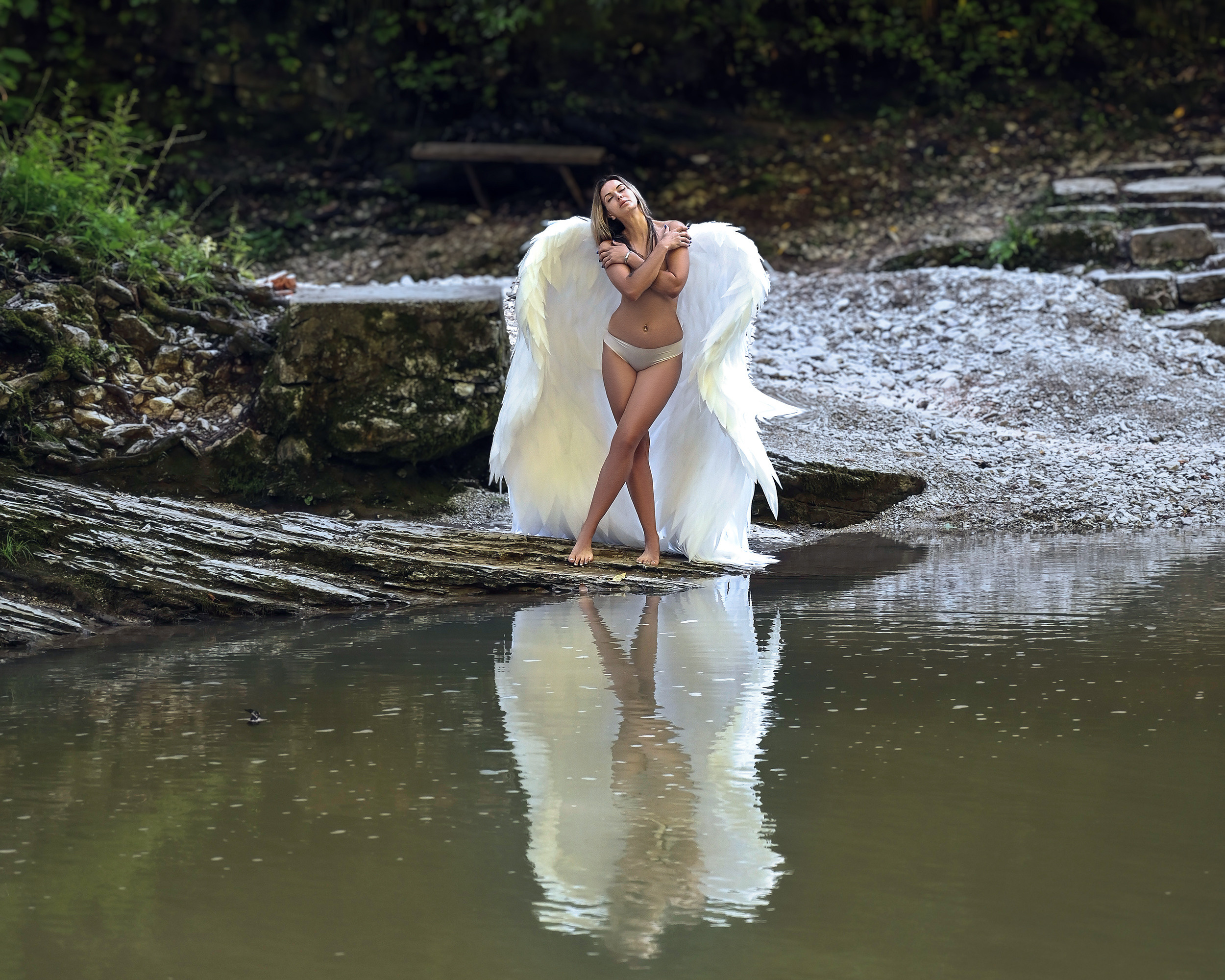 Кристина и ее крылья. Фотографирую счастливых людей в Сочи