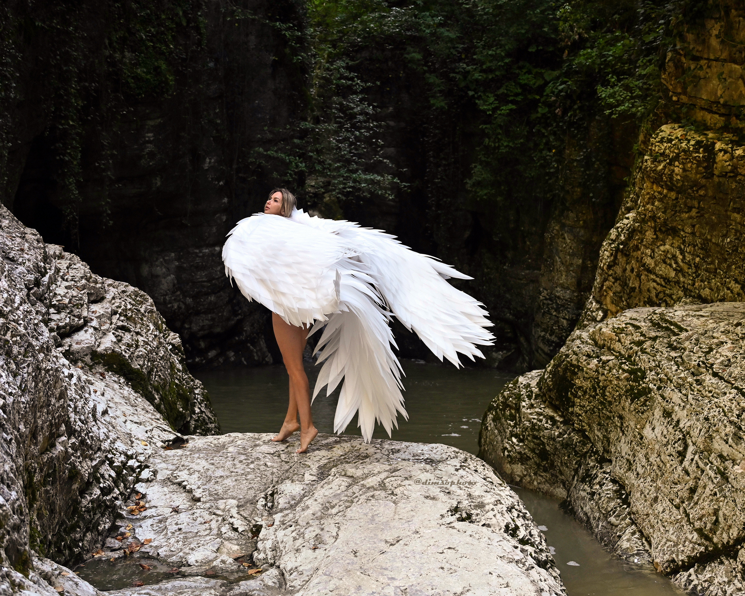 Кристина и ее крылья. Фотографирую счастливых людей в Сочи