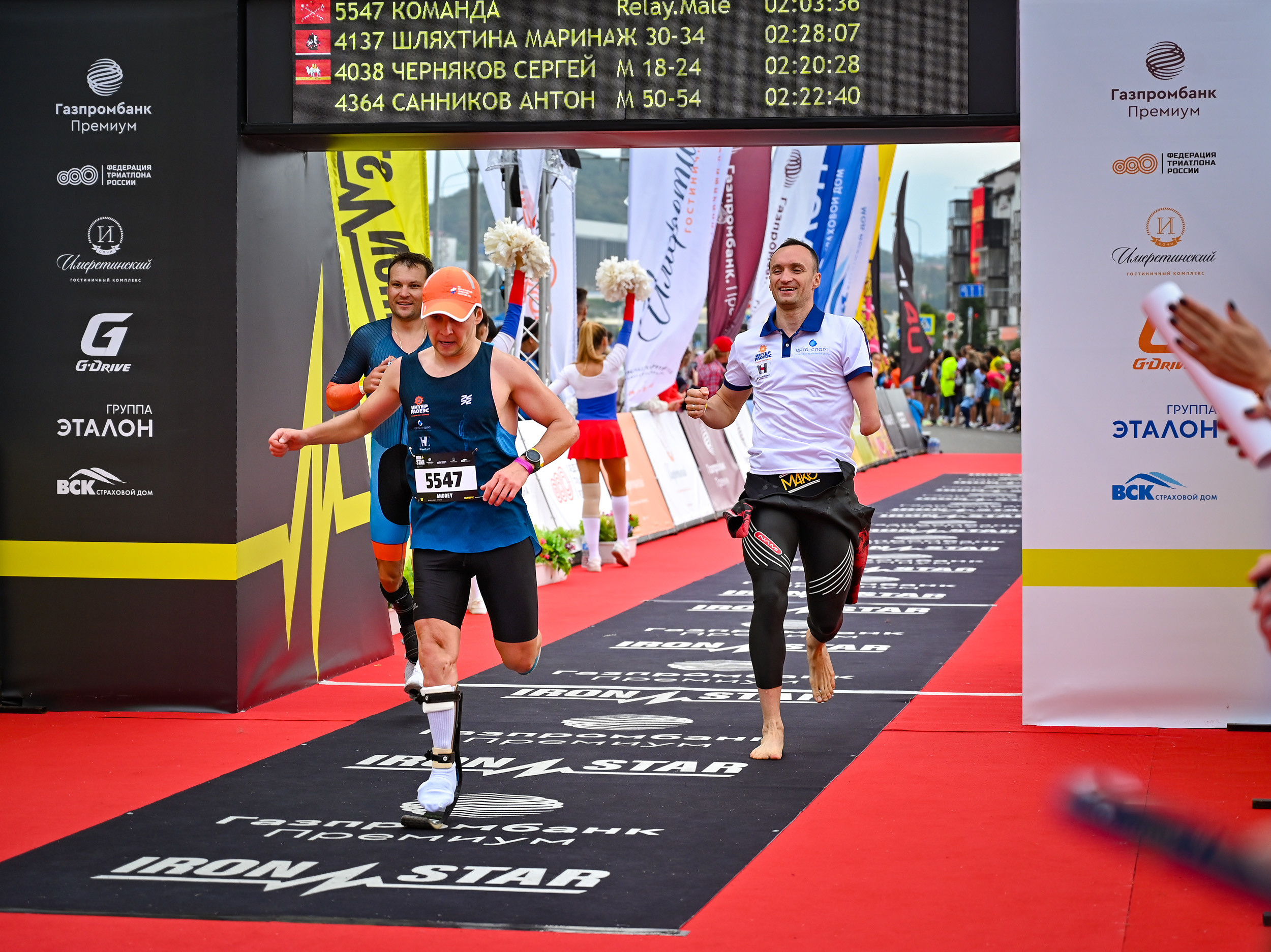 Команда «Орто-Спорт» ДЕНЬ IRONSTAR SPRINT & OLYMPIC SOCHI СИРИУС. Фотографирую счастливых людей в Сочи